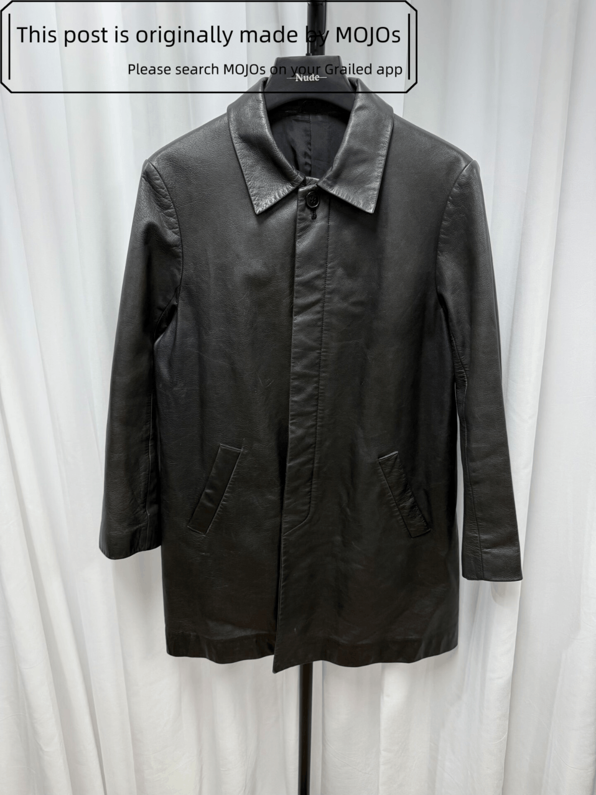 Yohji Yamamoto Yohji Yamamoto Y's BIS Leather Trench Coat mojos1756262 Size US M / EU 48-50 / 2 - 1 Thumbnail