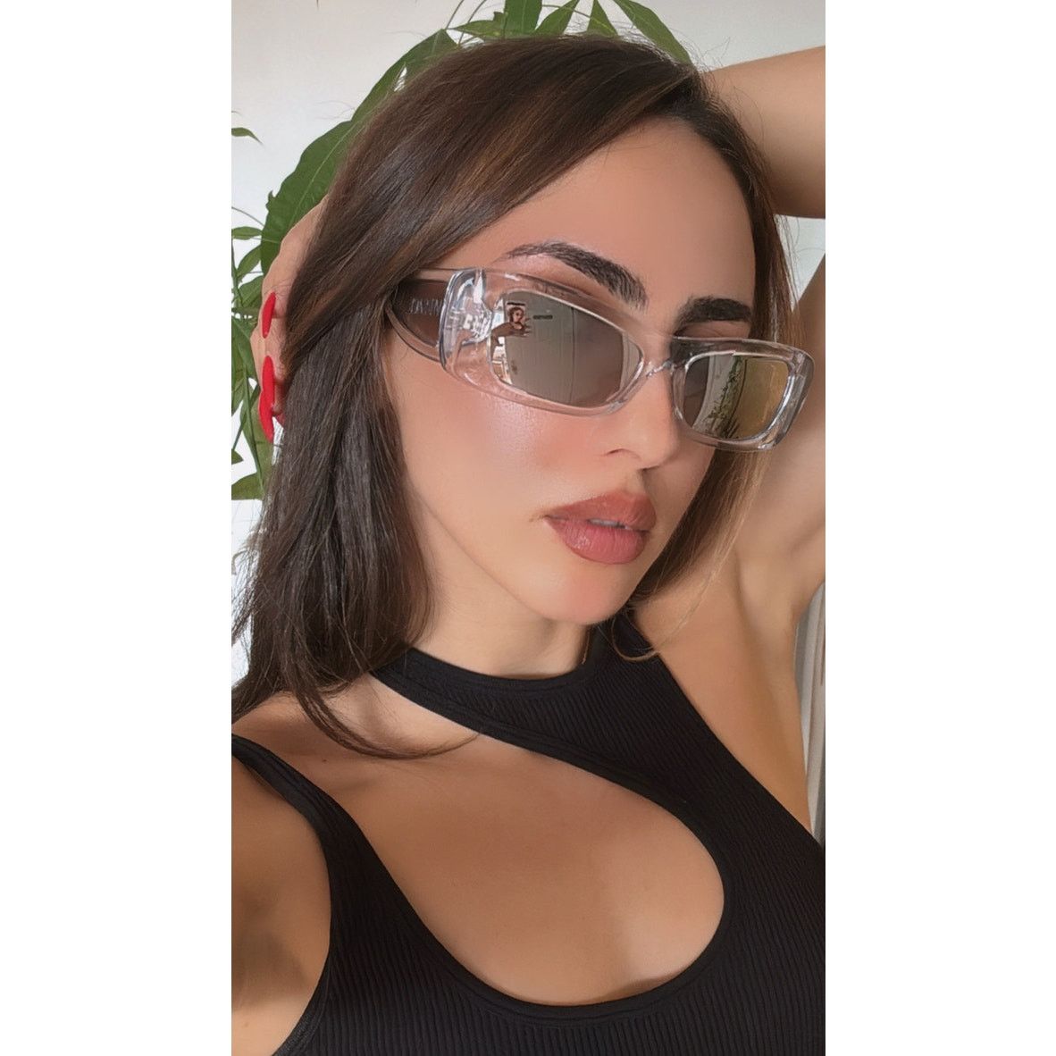 Versace NEW Versace VE4481 Silver Mirror Shielded Sunglasses Size ONE SIZE - 1 Thumbnail