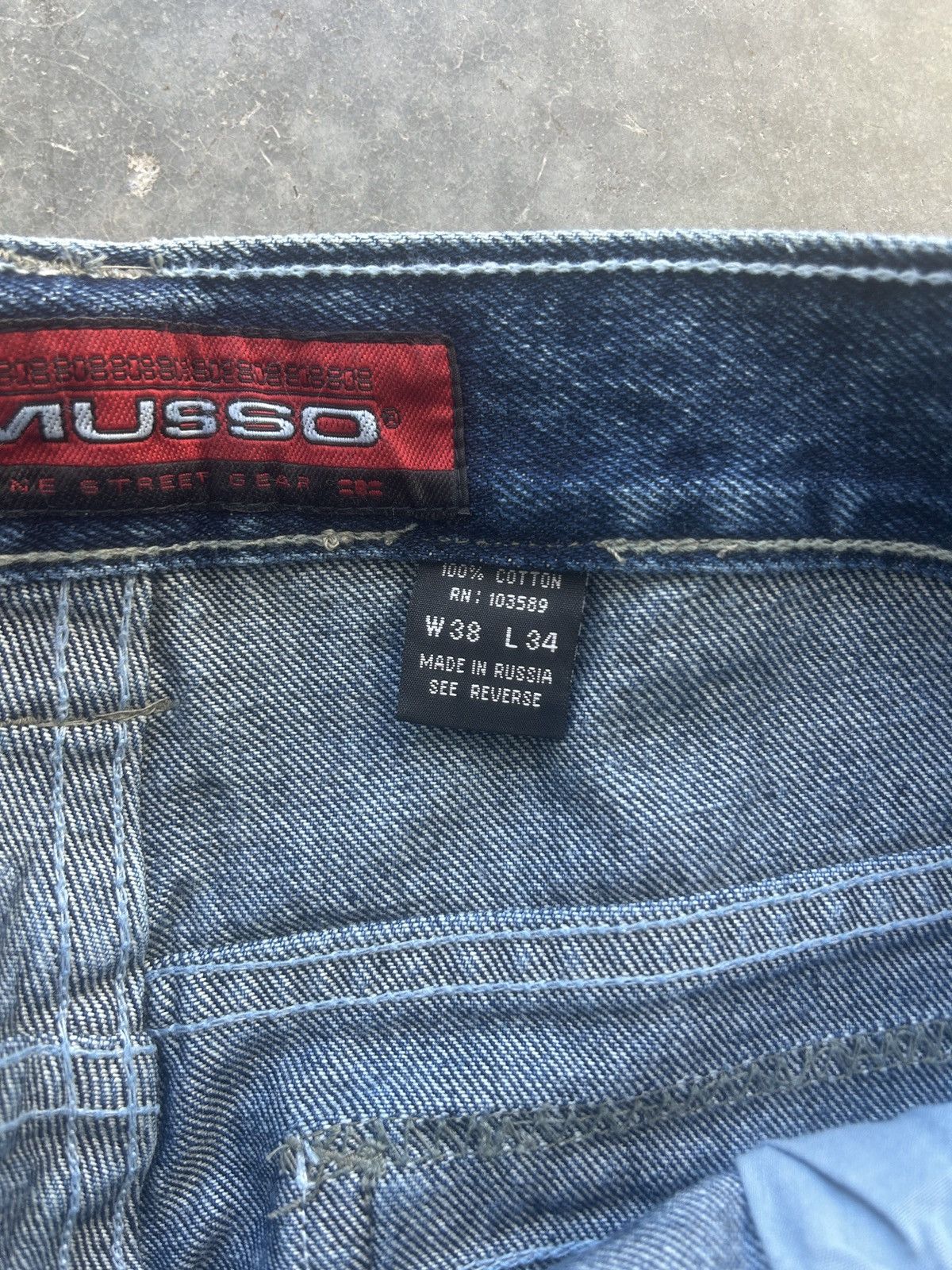 JNCO × Vintage BNWT Vintage Y2K Musso Baggy Carpenter Jeans 38x34 Size US 38 / EU 54 - 9 Thumbnail