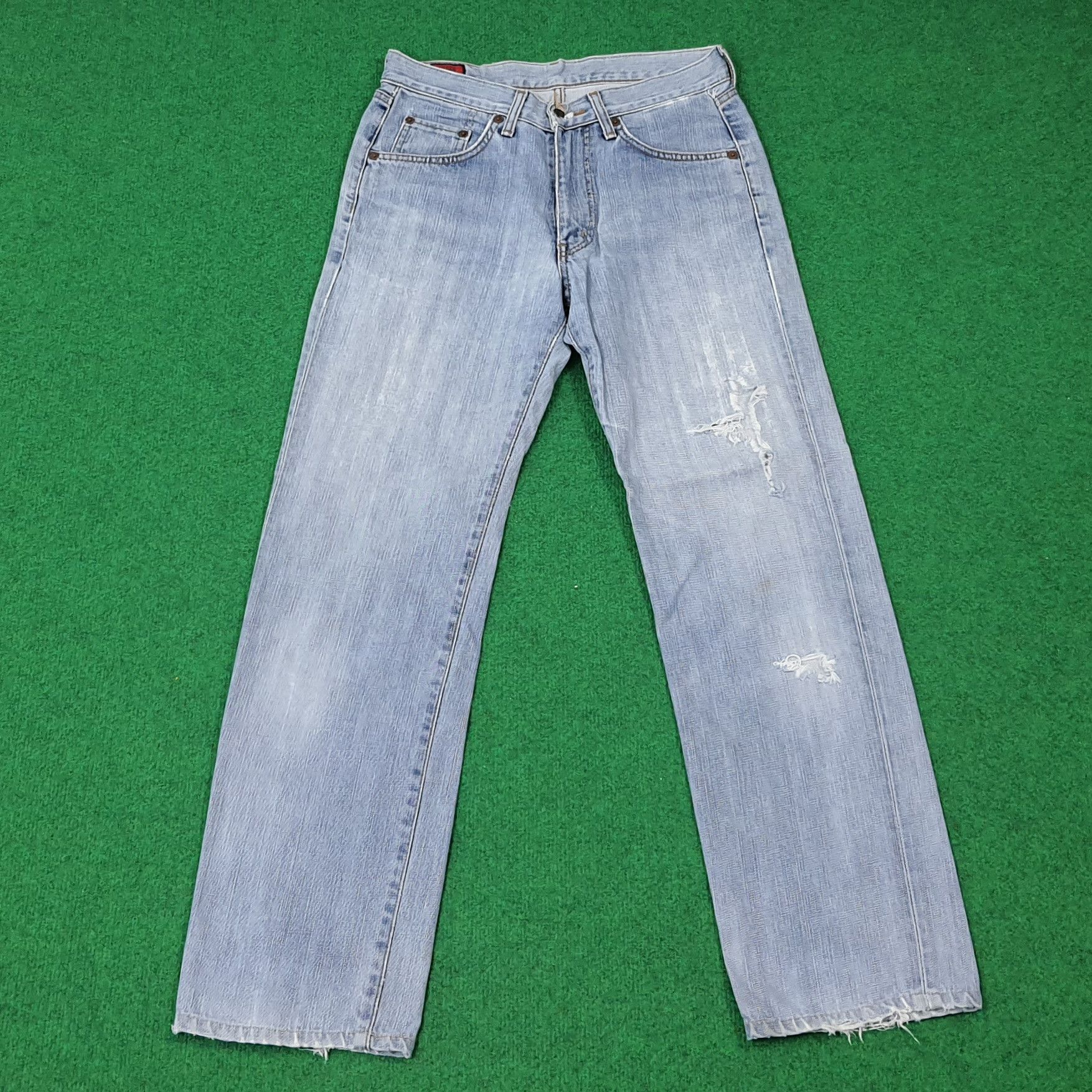 Edwin Vintage Edwin 503 Distressed Style Denim C272N24 Size US 29 - 1 Thumbnail