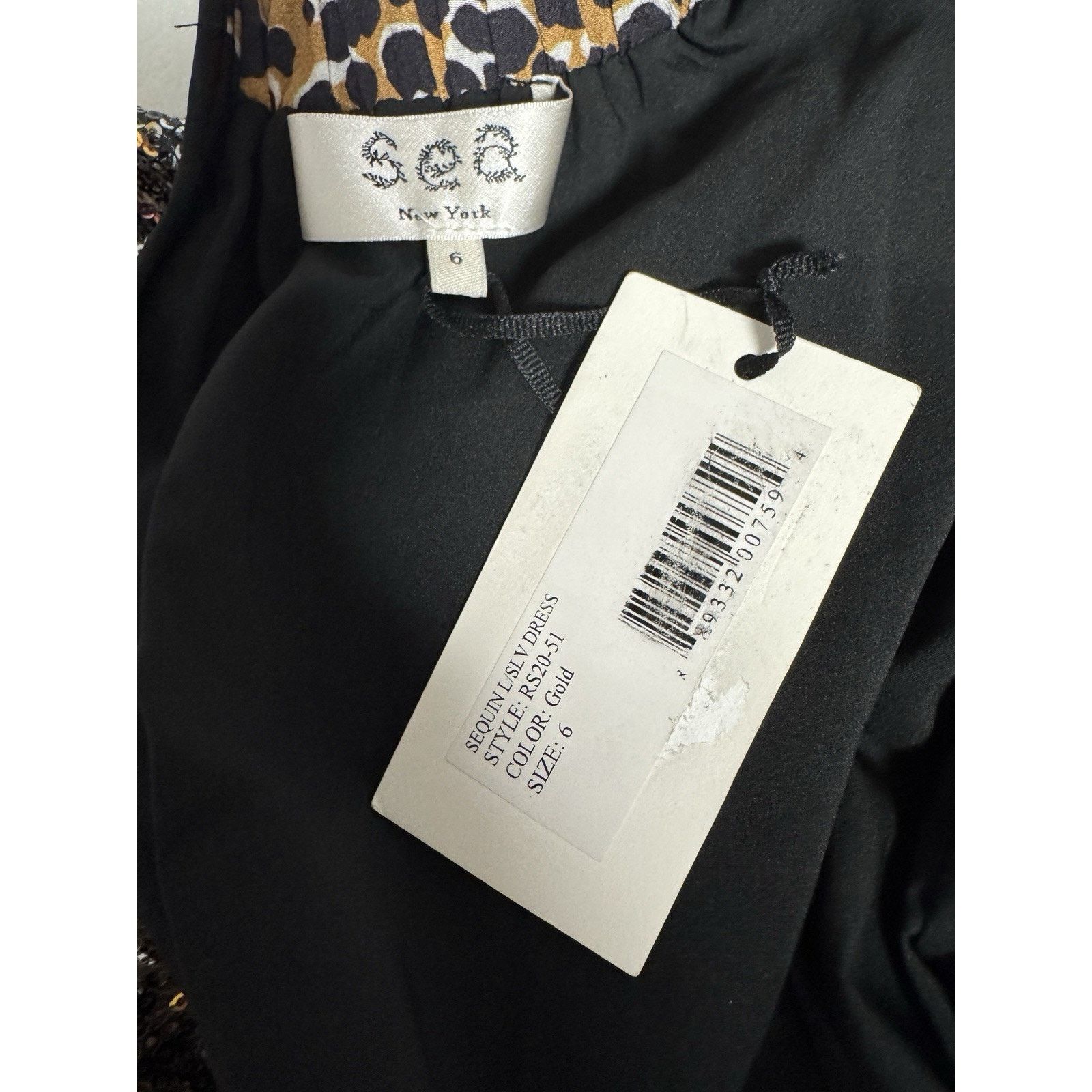 Sea New York NWT Sea New York Sequin Leopard Mini Dress $445 Size M / US 6-8 / IT 42-44 - 14 Thumbnail