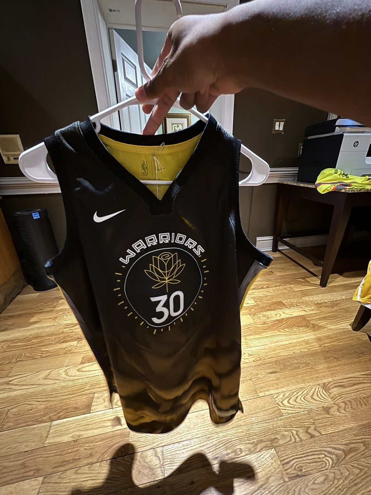 NBA Stephen Curry Golden State Warriors City Edition Jersey Size US XL / EU 56 / 4 - 2 Thumbnail