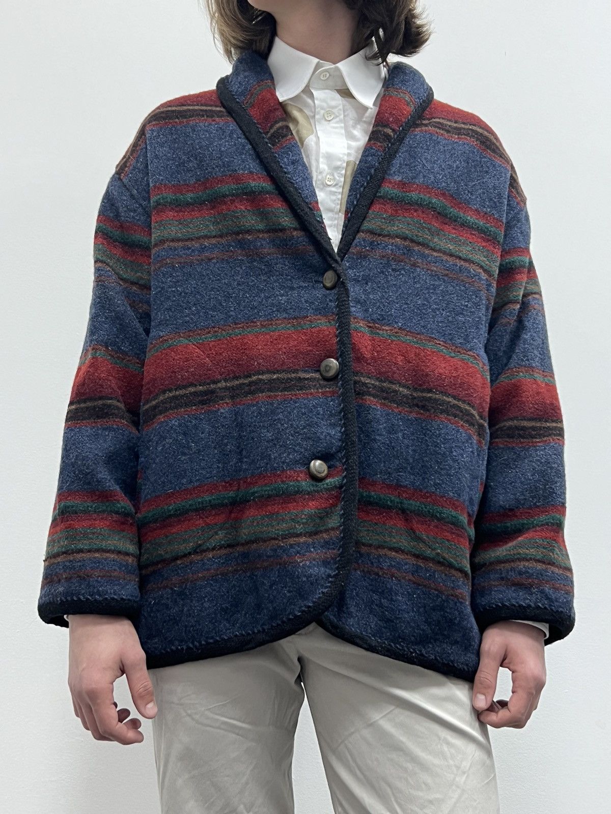 Woolrich Woolen Mills Vintage Woolrich Blanket Navajo Aztec Wool Jacket Coat Size US L / EU 52-54 / 3 - 1 Thumbnail