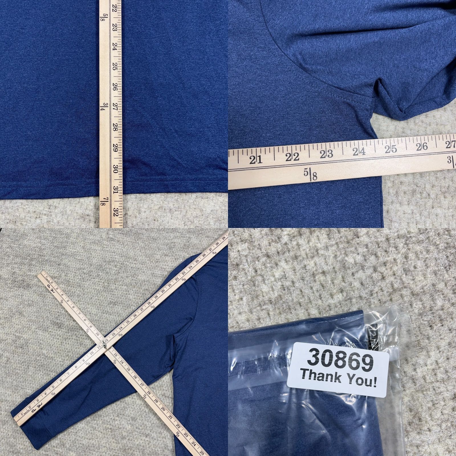 Vineyard Vines Vineyard Vines Polo Shirt Men XL Blue Long Sleeve Performance Jim Nantz Adult Polo Size US XL / EU 56 / 4 - 8 Thumbnail