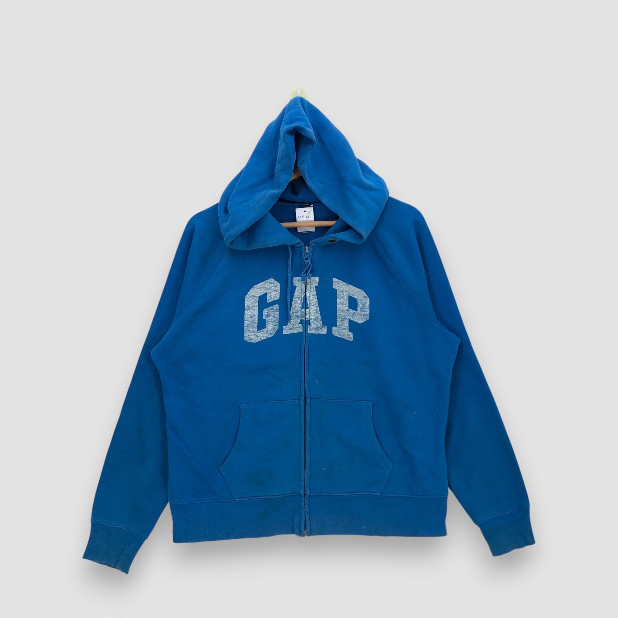 Gap Vintage Y2K Gap Logo Embroidered Hoodie Sweater Sweatshirt Size US L / EU 52-54 / 3 - 2 Thumbnail