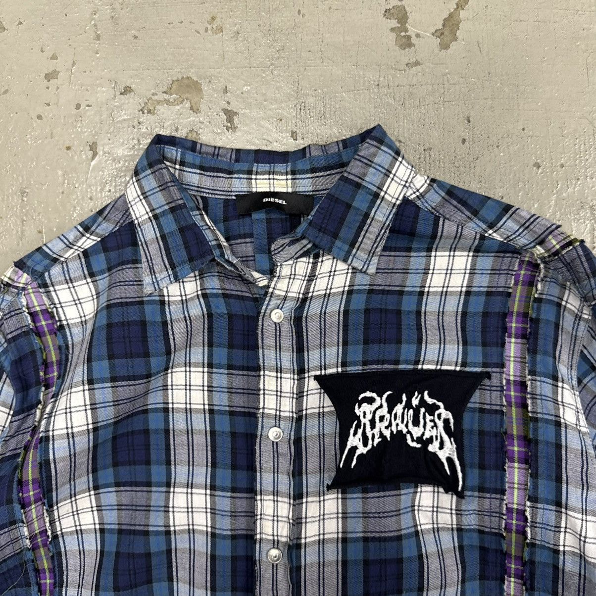 Diesel Diesel Rebuild Patchwork Back Zip Flannel Riot Punk Size US L / EU 52-54 / 3 - 4 Thumbnail