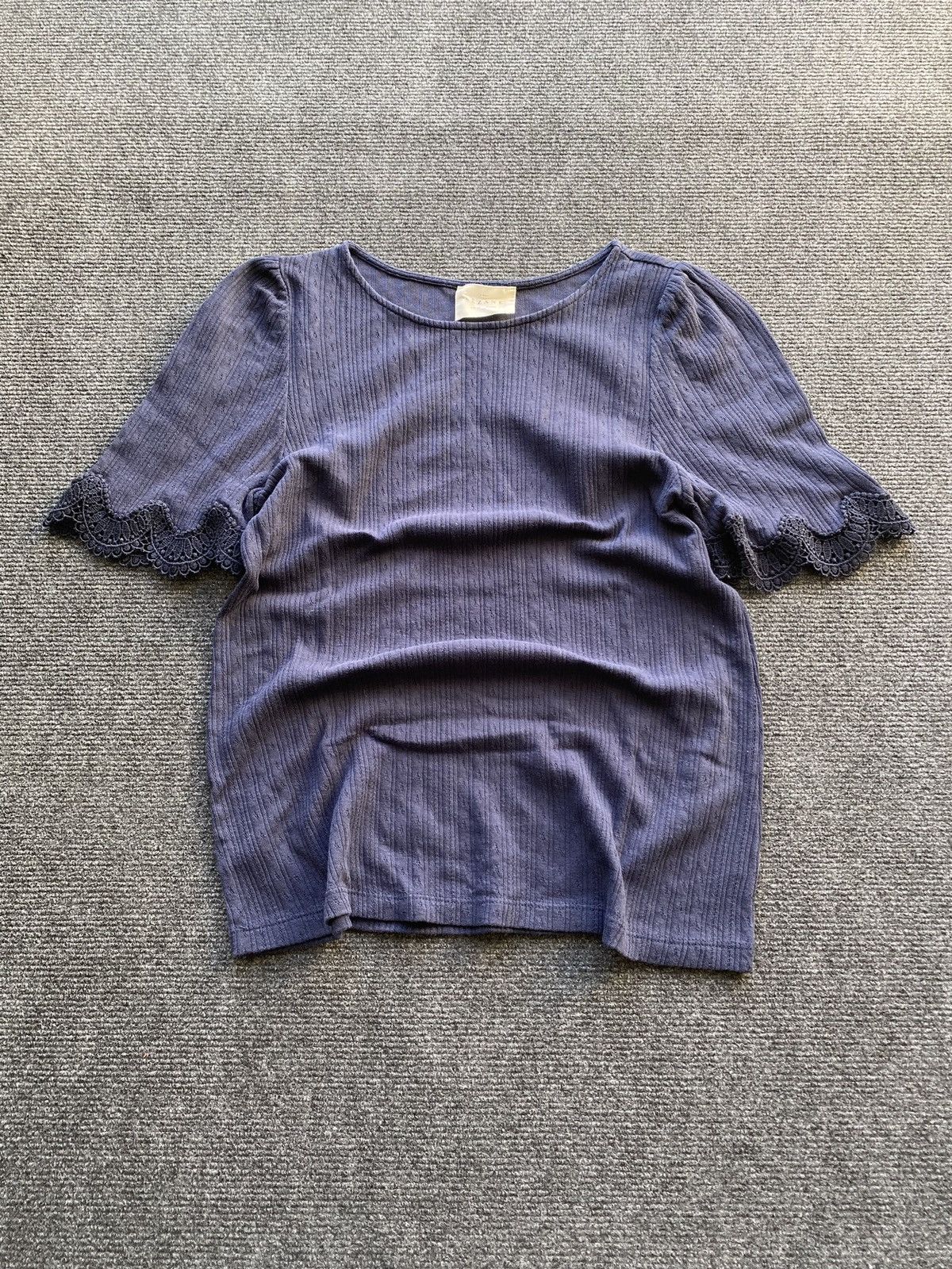 Sezane 🔥Sezane Paris Designer Luxury Blue top women s Size S / US 4 / IT 40 - 1 Thumbnail