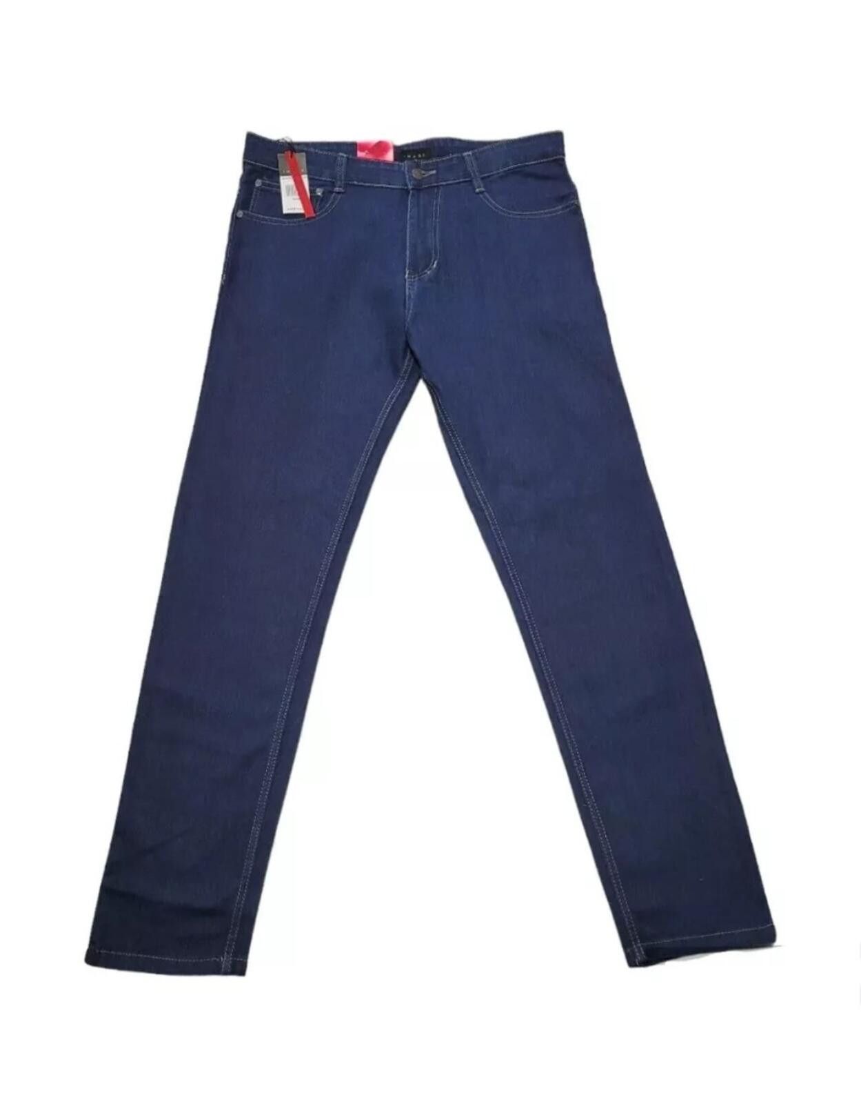 Other Straight Fit Jeans Mens Size 34 x 32 Mid Rise Blue Dark Wash Size US 34 / EU 50 - 2 Thumbnail