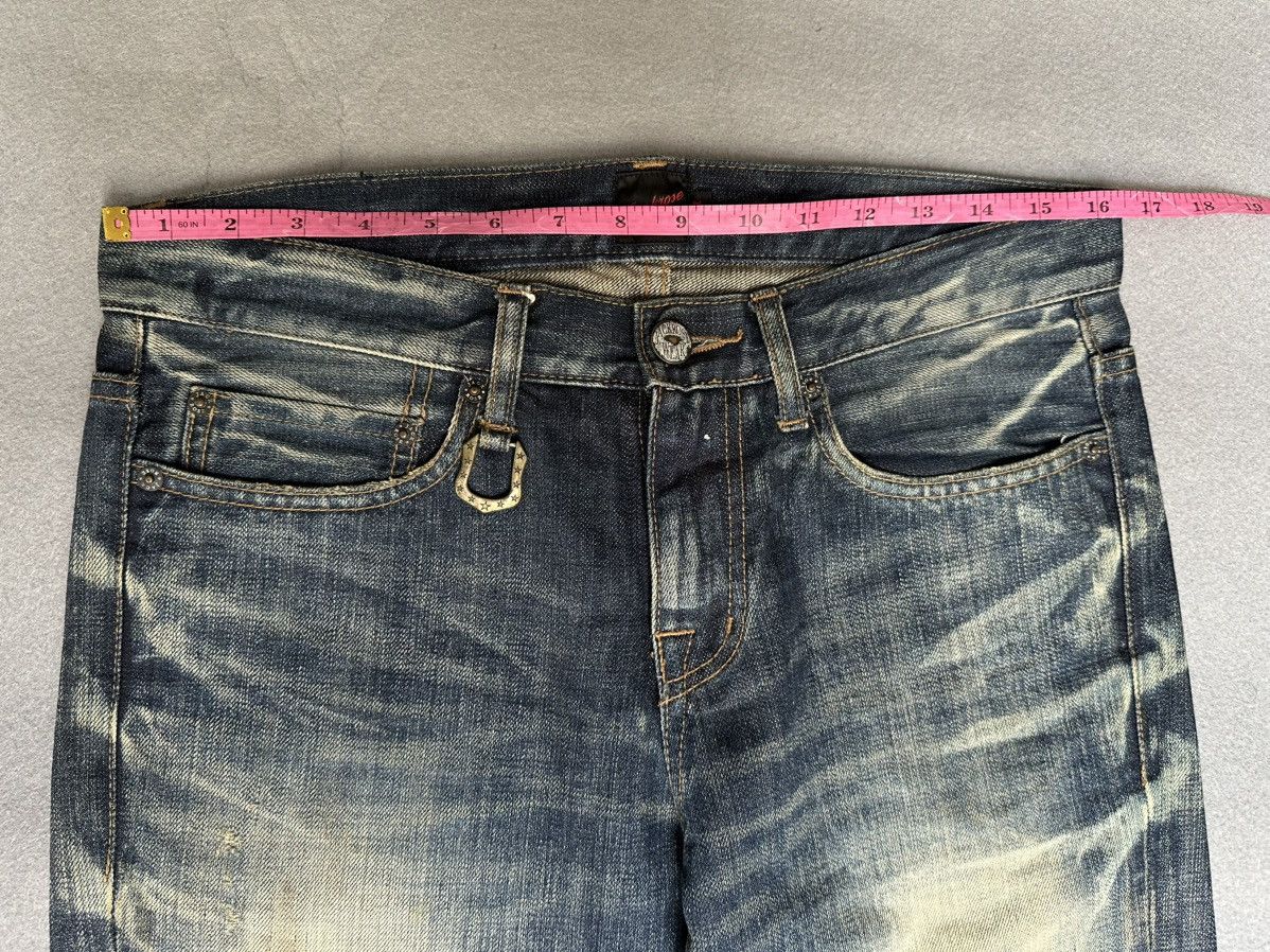 JACKROSE Jack Rose Japan Claw Marks Blue Rusty Denim Size US 32 / EU 48 - 3 Thumbnail
