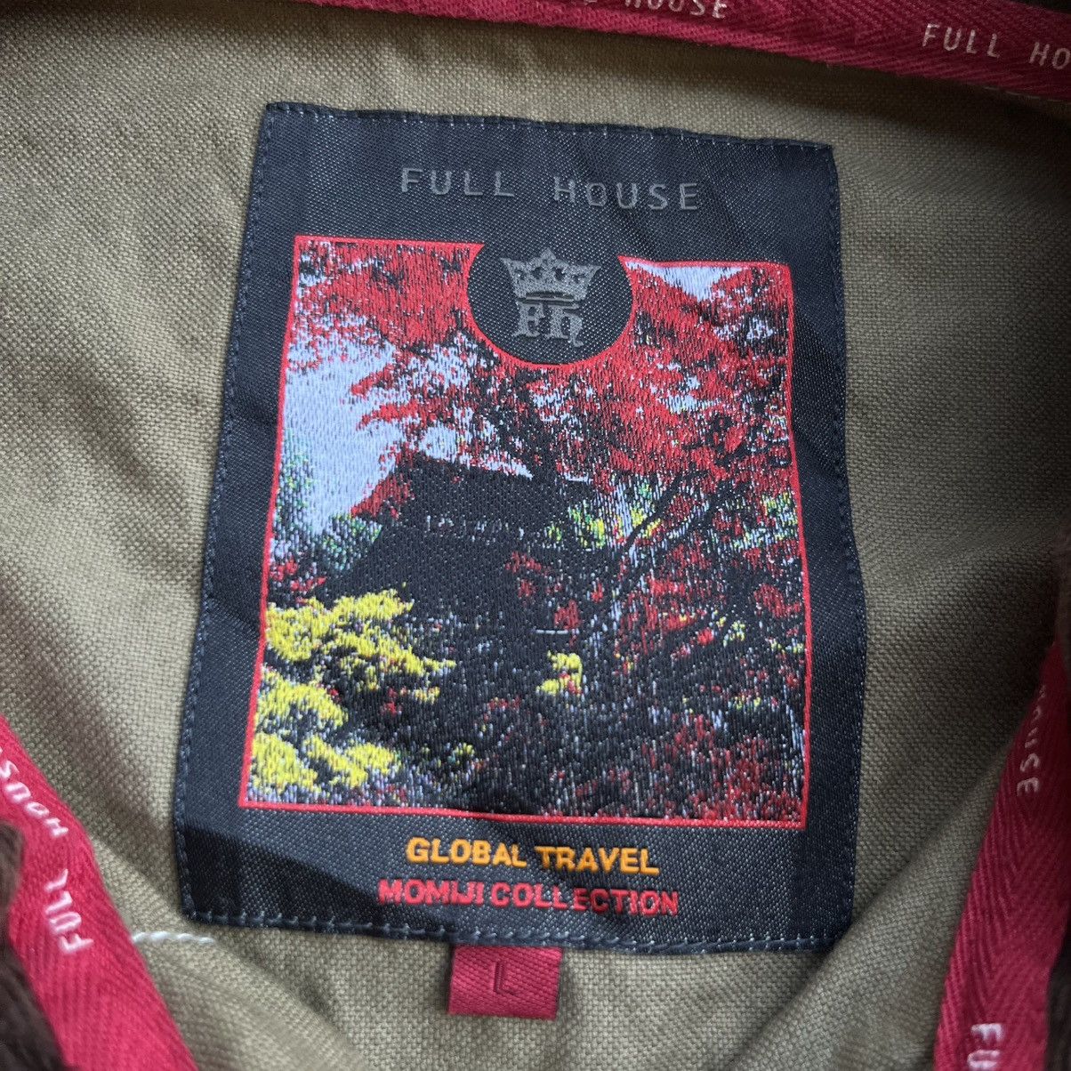 Japanese Brand FULL HOUSE UTILITY GLOBAL TRAVEL MOMIJI COLLECTION VINTAGE Size US L / EU 52-54 / 3 - 5 Thumbnail
