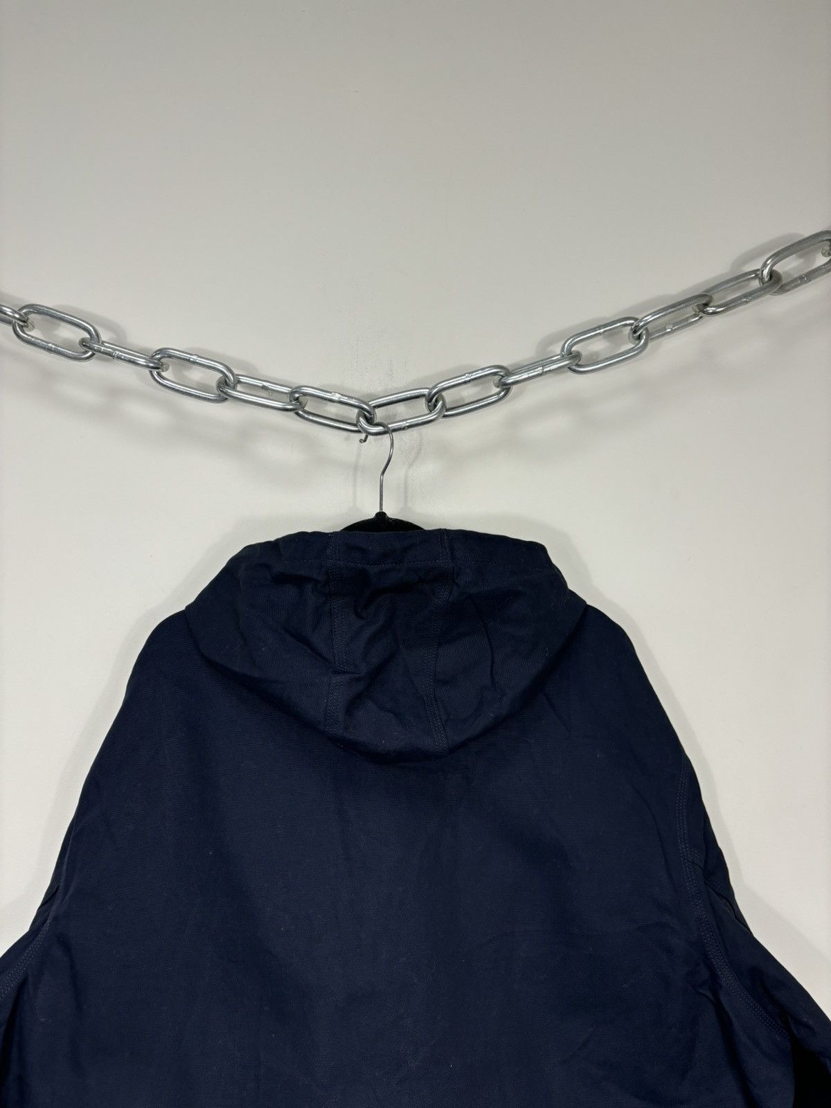 Carhartt Vintage Carhartt J131 USA Navy Hype Hooded Active Jacket Size US XL / EU 56 / 4 - 17 Thumbnail