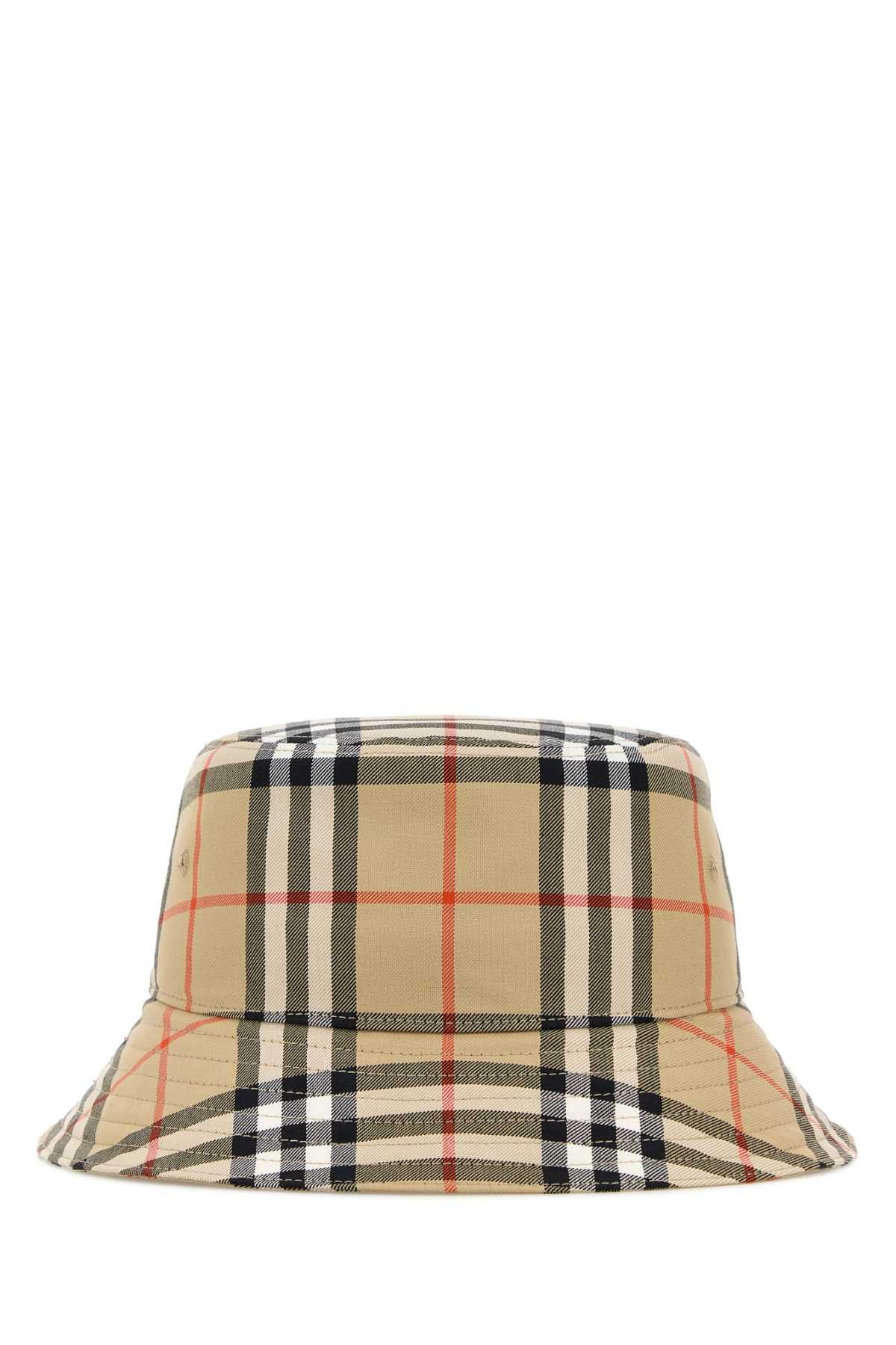 Burberry Embroidered Canvas Bucket Hat Size ONE SIZE - 1 Thumbnail