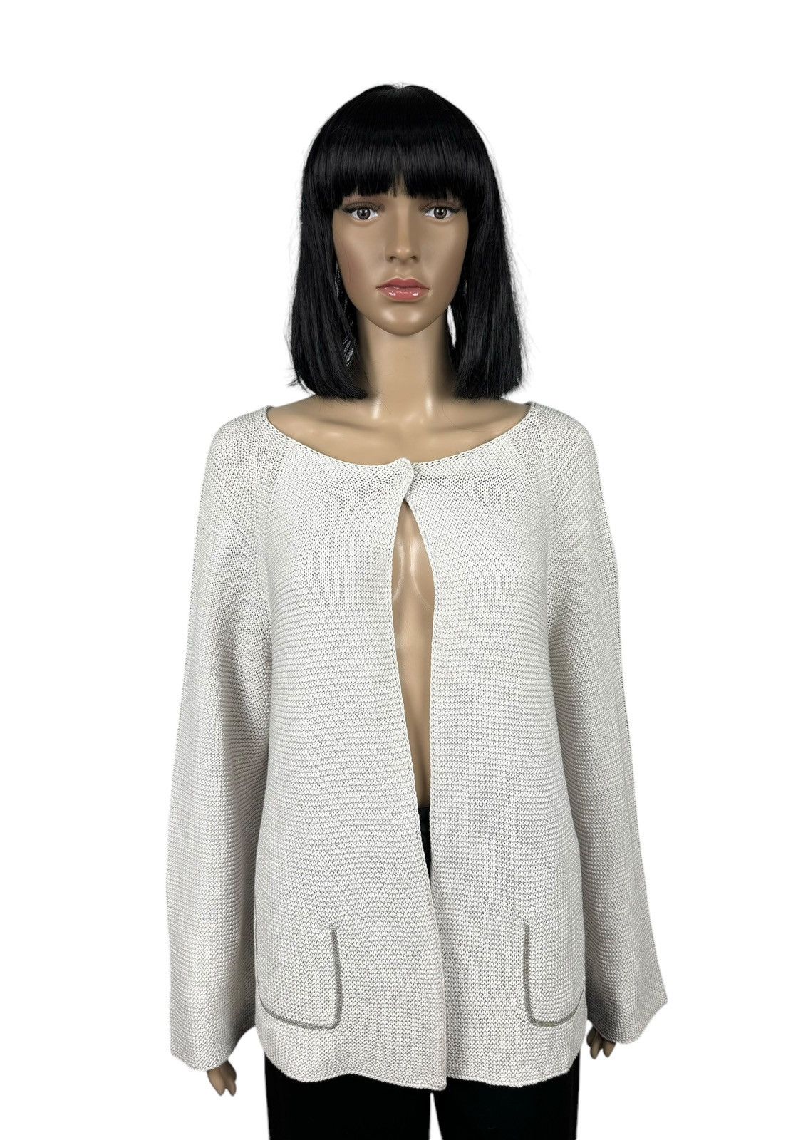 Fabiana Filippi Knit Cotton Jacket Made In Italy size L