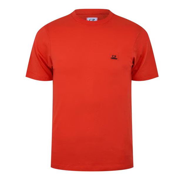 C.P. Company o1y1224 Logo Crewneck T-Shirt in Tomato Red Size US XXL / EU 58 / 5 - 1 Thumbnail