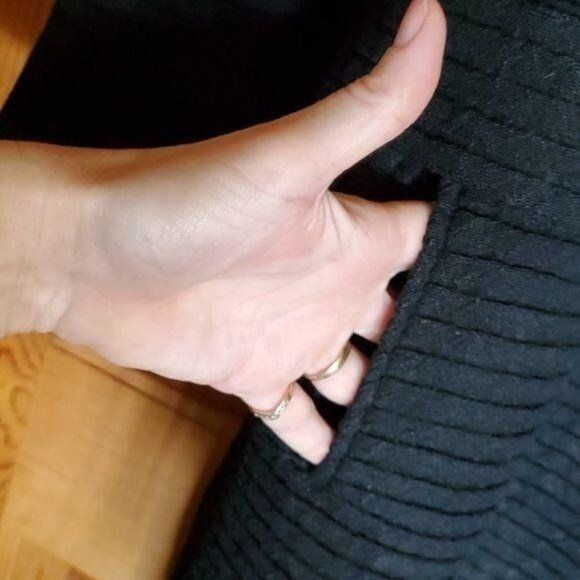 Vintage Vintage 60's Union Made Black Lined Fur Collar Sz. L Long Fu Size L / US 10 / IT 46 - 4 Thumbnail