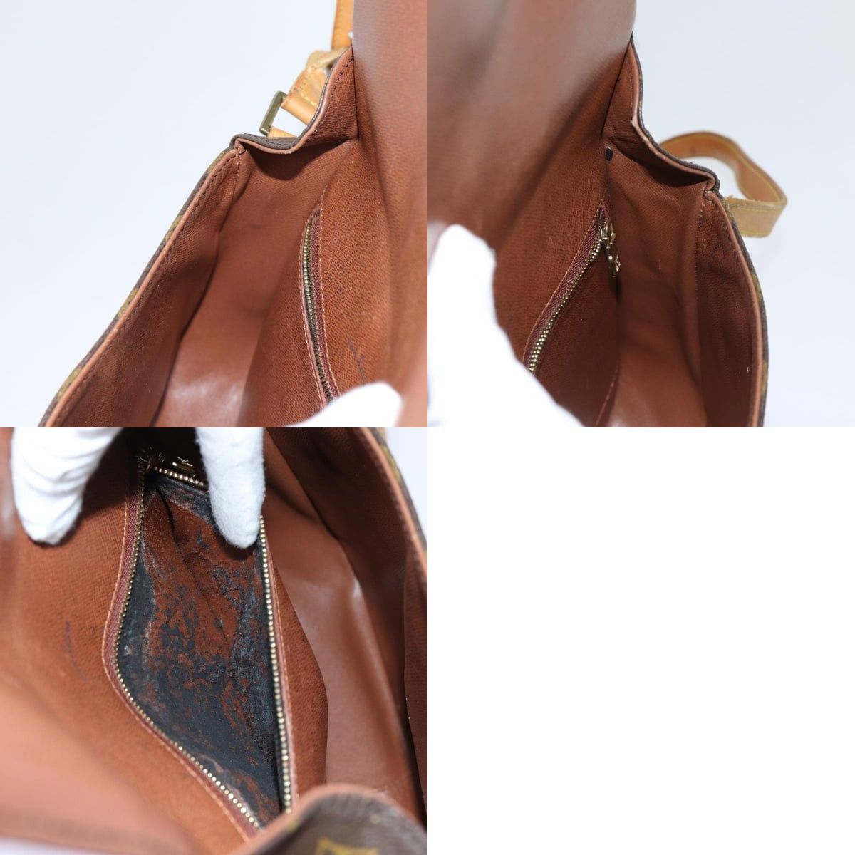 Louis Vuitton LOUIS VUITTON Monogram Saint Cloud GM Shoulder Bag M51242 Size ONE SIZE - 13 Thumbnail