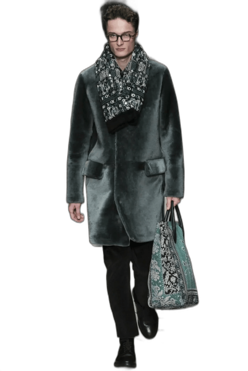 Burberry Prorsum Shearling Fur Coat