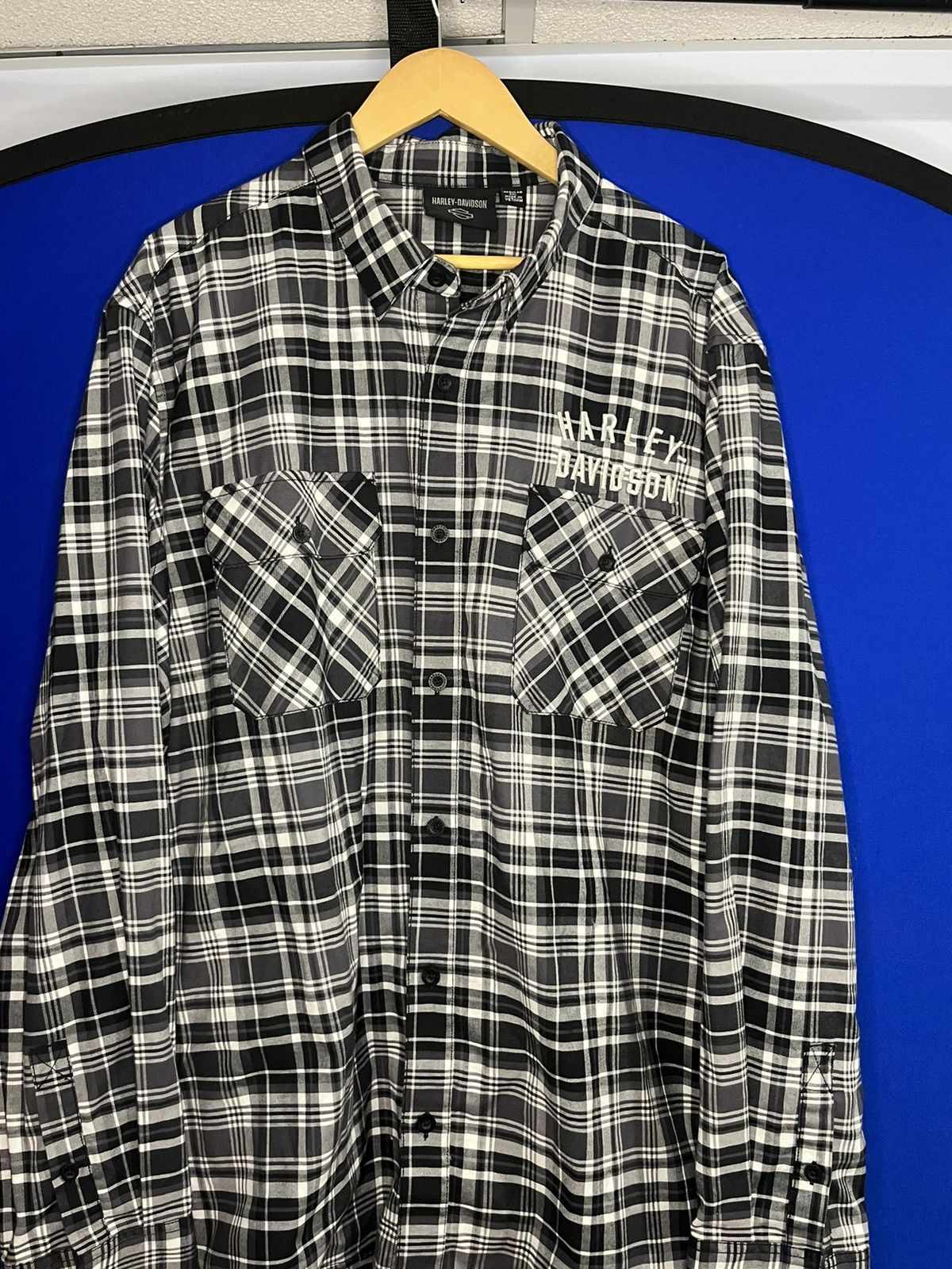 Vintage Harley Davidson button up Size US XXL / EU 58 / 5 - 1 Thumbnail