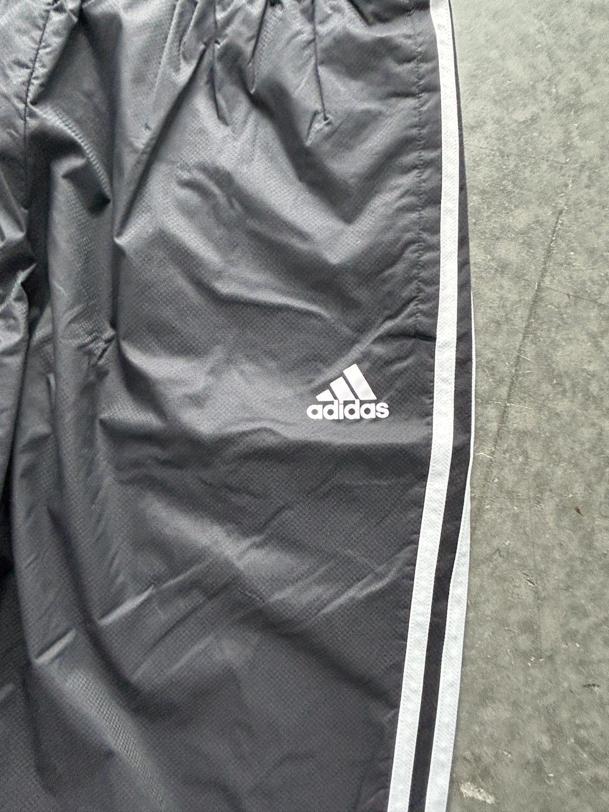 Adidas Vintage Y2K Adidas Track Pants Drill Nylon Size US 30 / EU 46 - 2 Thumbnail