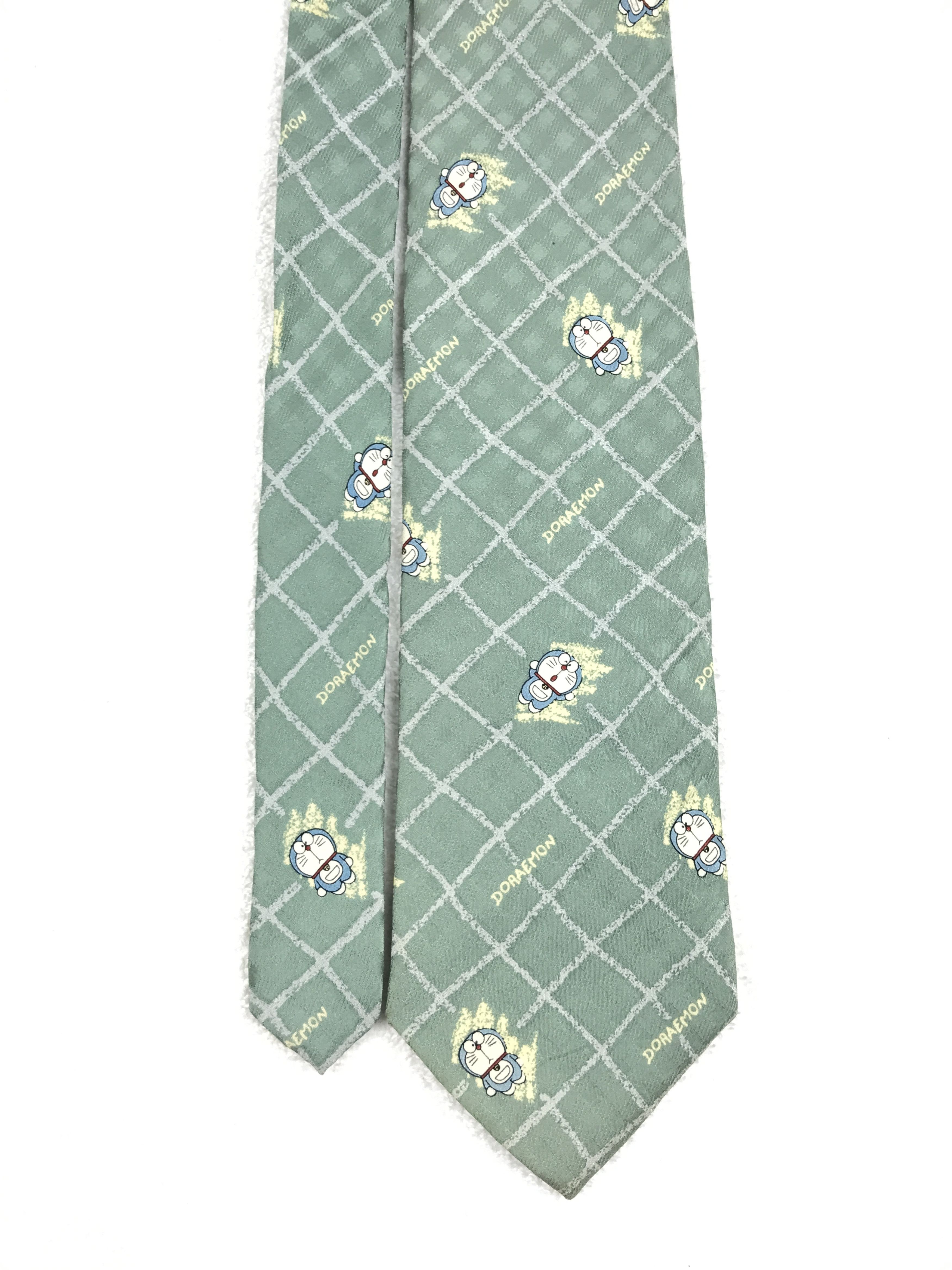 Designer × Vintage Vintage Doraemon Silk Necktie Size ONE SIZE - 3 Thumbnail