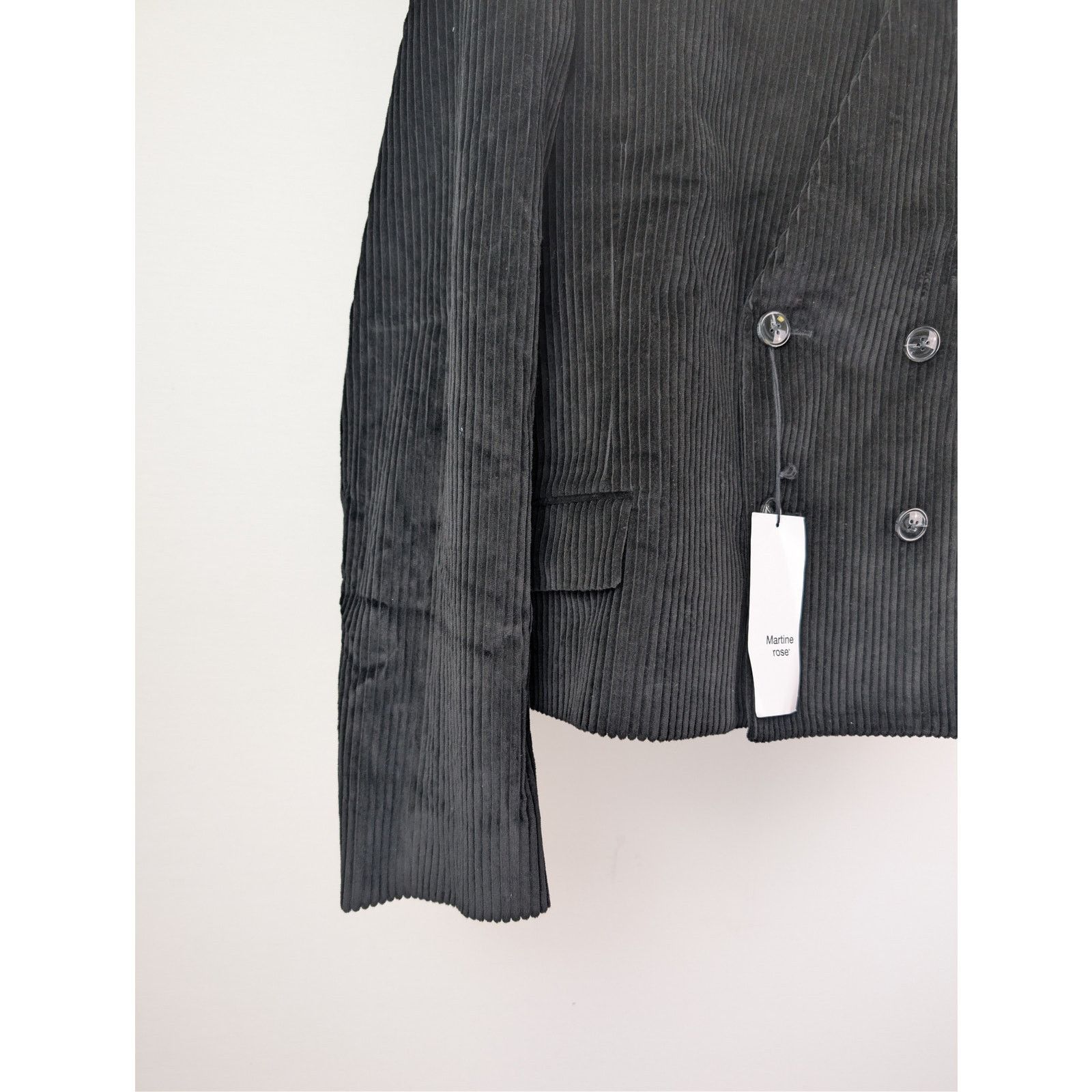 Martine Rose o1rshd1 Cropped DB Blazer Jacket in Black Size US M / EU 48-50 / 2 - 6 Thumbnail