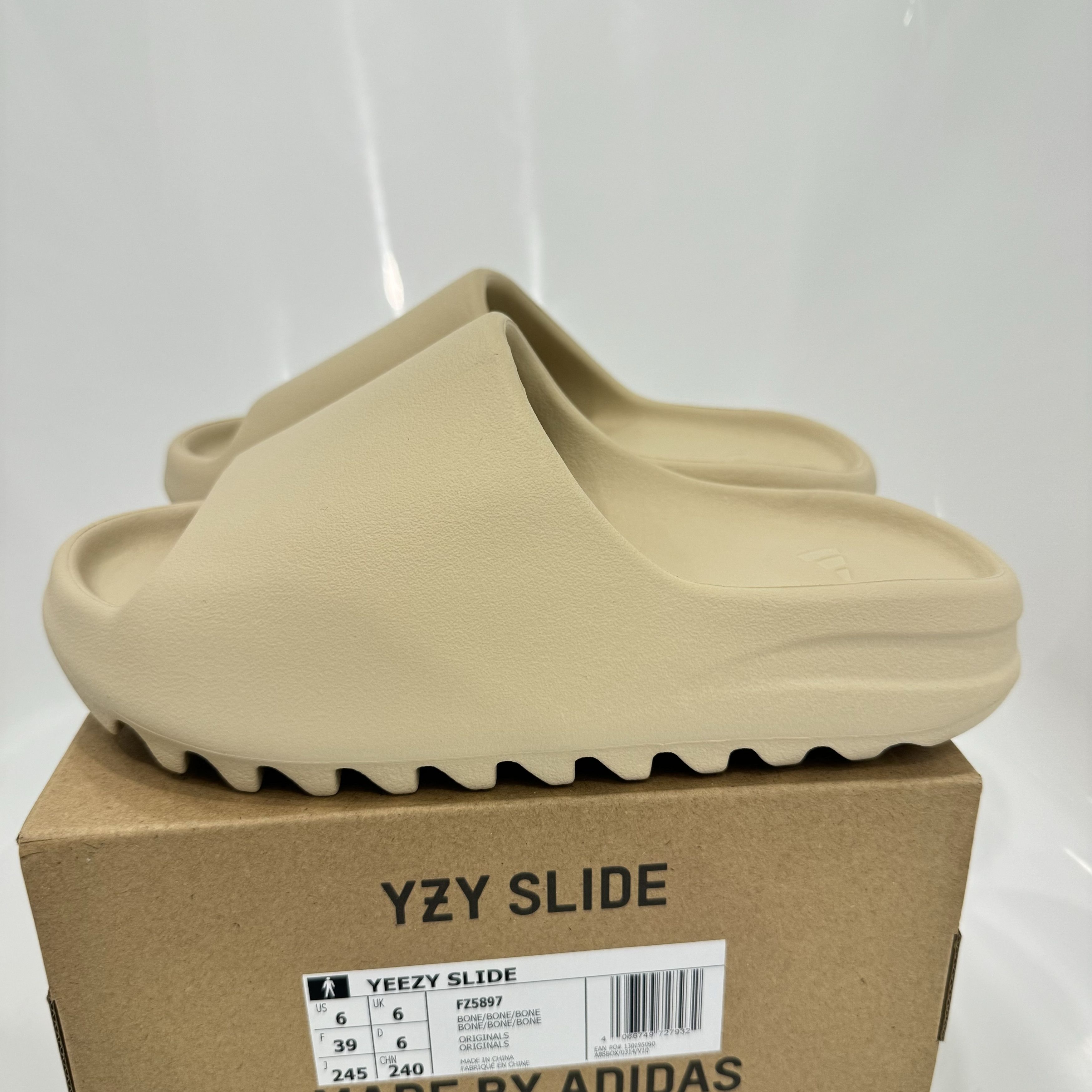 Adidas YEEZY SLIDE size6 (Bone restock 2022-2023)🔥100%Authentic🔥 | Grailed