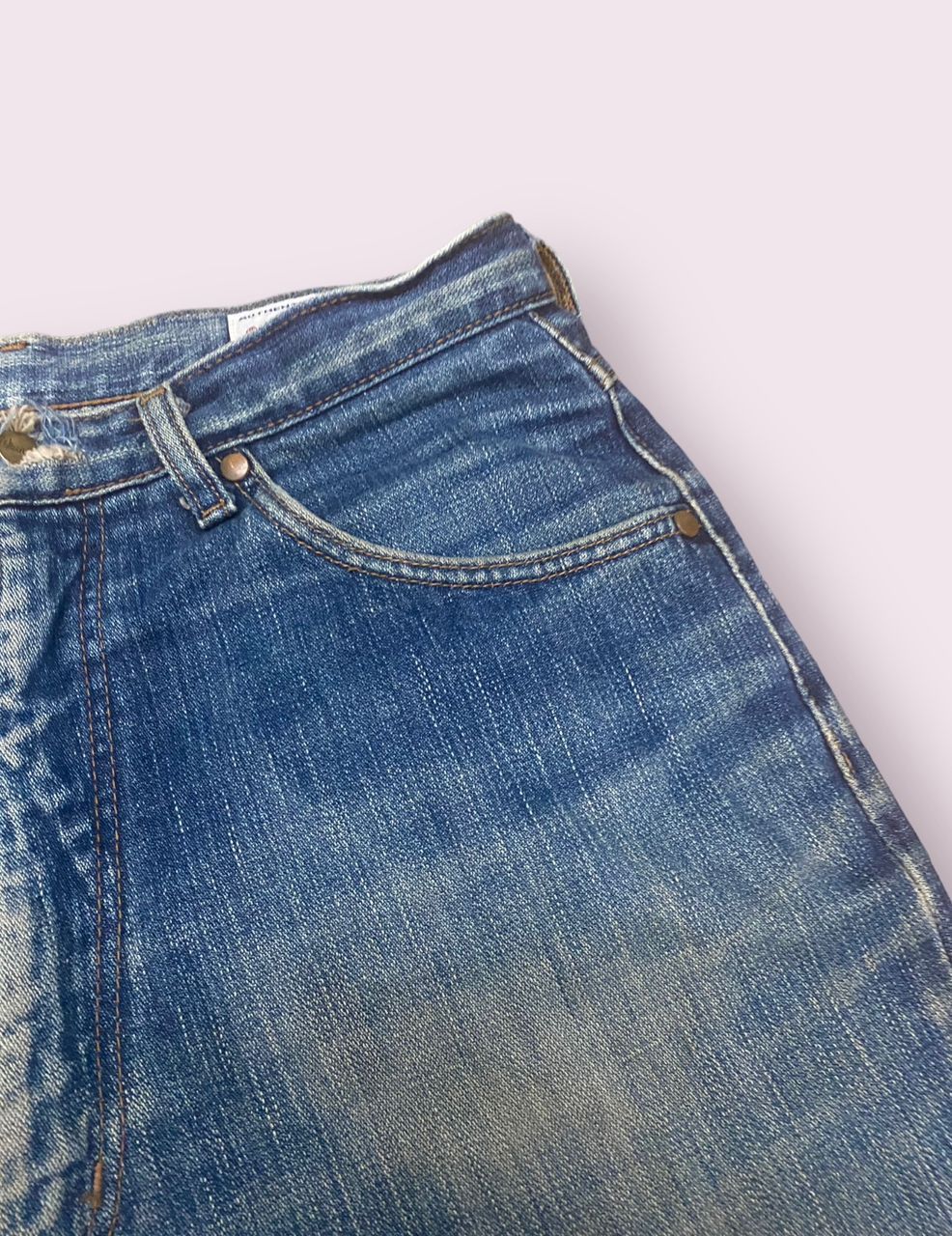 If Six Was Nine 💥FLARE💥VINTAGE WRANGLER WESTERN SYLE DENIM Size 30" / US 8 / IT 44 - 8 Thumbnail