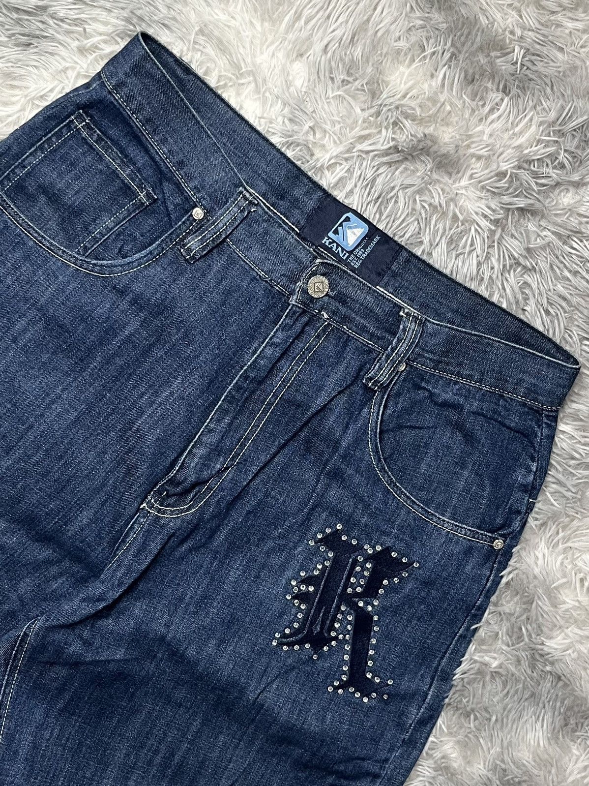 Karl Kani Vintage Karl kani jeans big logo Size US 36 / EU 52 - 5 Thumbnail