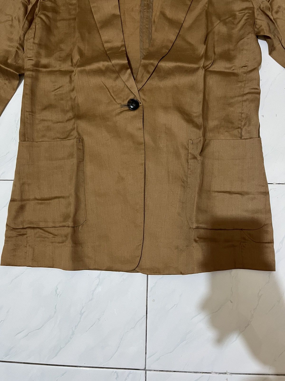 ADAM ET ROPE 🔥 Adam Et Rope Single Breasted Blazer Size 36S - 6 Thumbnail
