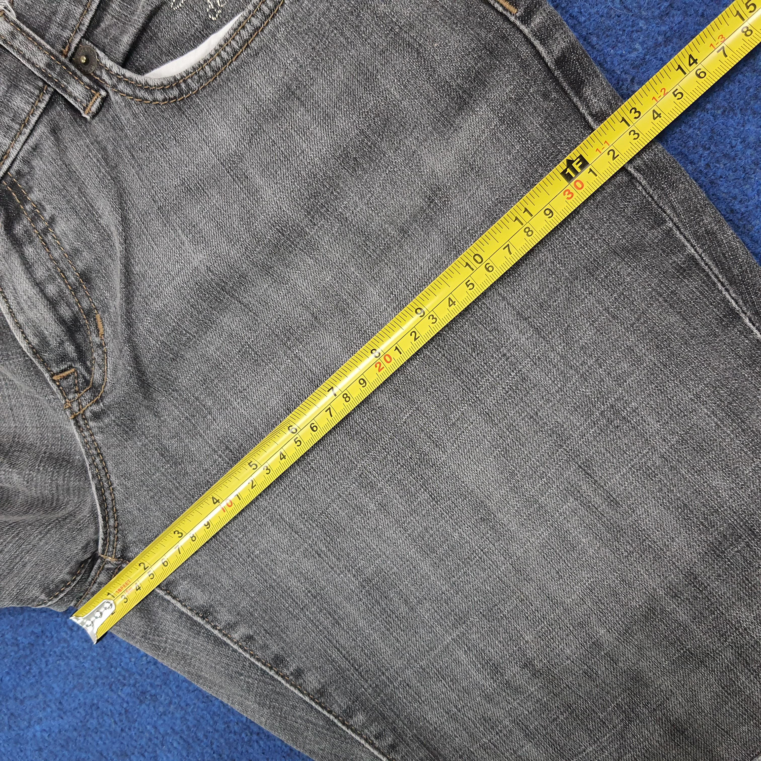 Ed Hardy Vintage Ed Hardy Super Low Rise Cut Jeans C280N22 Size 34" / US 12 / IT 48 - 16 Thumbnail