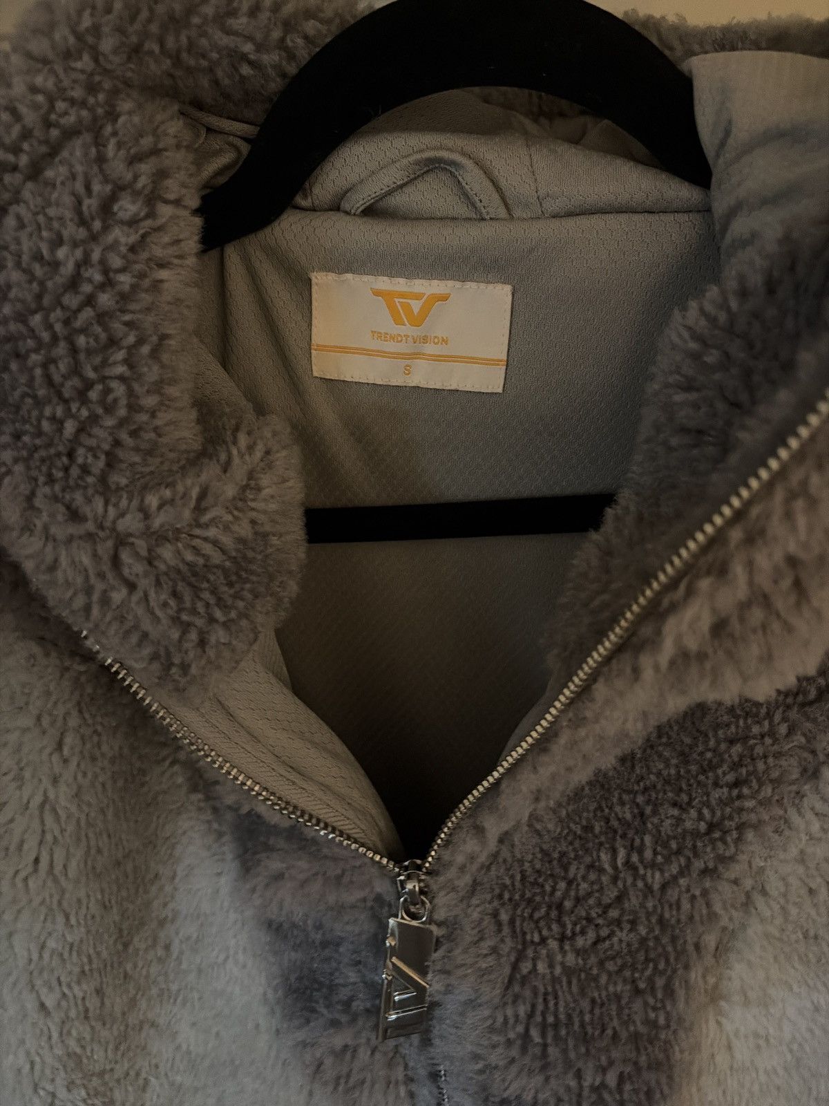 Trendt Vision Grey Fleece Jacket Size US S / EU 44-46 / 1 - 3 Thumbnail