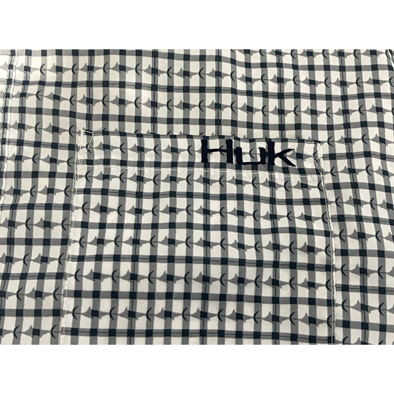 Vintage VINTAGE Huk Fishing Shirt Men Medium Long Sleeve Button-Down Plaid Check Fish Print Casual Size US M / EU 48-50 / 2 - 3 Thumbnail