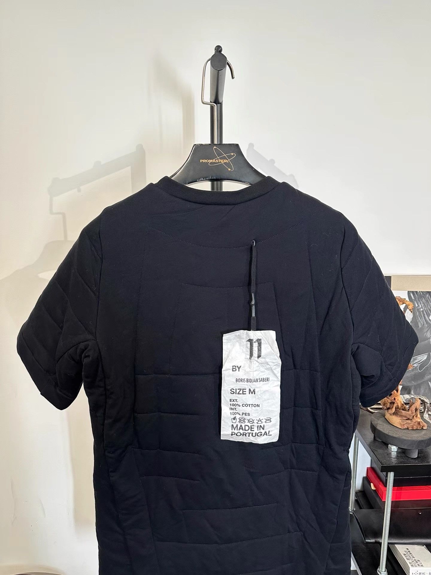 11 By Boris Bidjan Saberi 11by BBS Quilted Cotton T-Shirt K35 Size US M / EU 48-50 / 2 - 3 Thumbnail