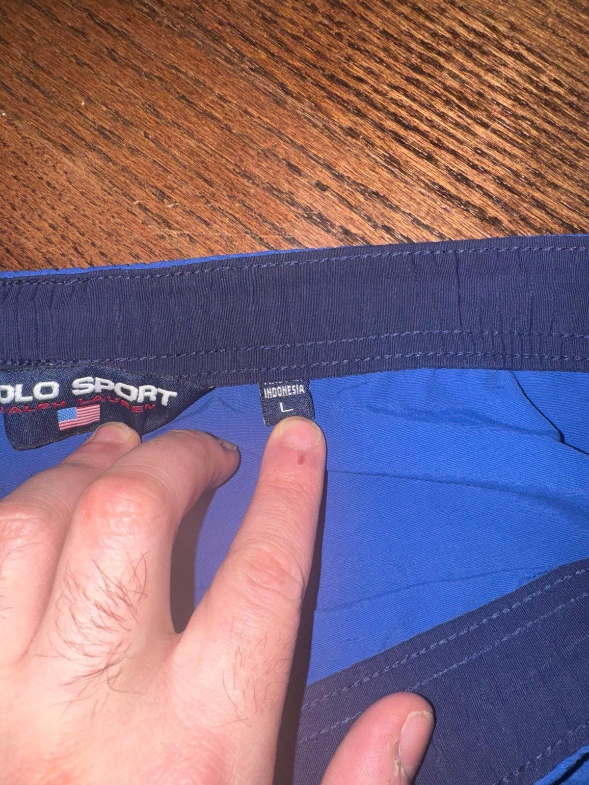 Designer VNTG Polo Sport Ralph Lauren Shorts Sz L 90’s Blue Rare Size US 34 / EU 50 - 6 Thumbnail