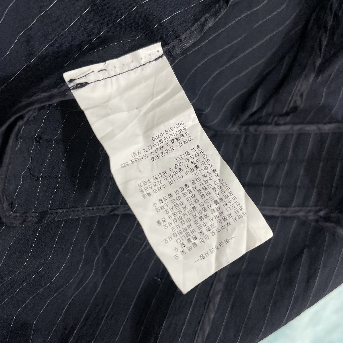 Club Monaco Club Monaco Pinstripe Black Blazer Size L / US 10 / IT 46 - 7 Thumbnail