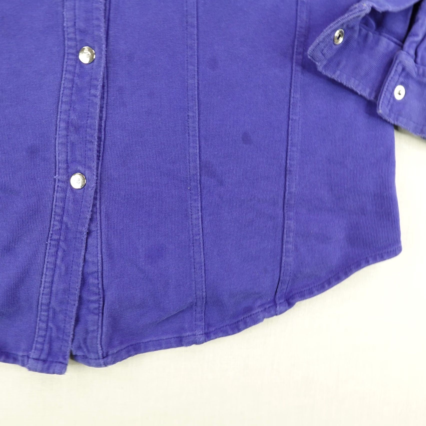 Harley Davidson VINTAGE Harley-Davidson Button-Up Shirt Womens Small Blue Long Sleeve Pearl Snap Motorcycle 90s Western Size S / US 4 / IT 40 - 6 Thumbnail