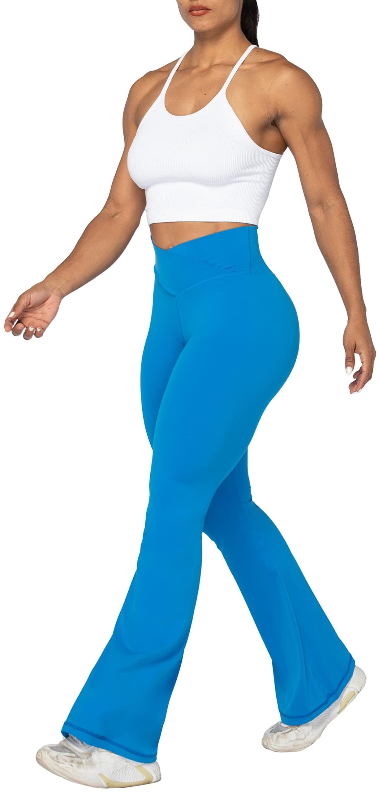 Lululemon Flare Leggings, Crossover Yoga Pants with Tummy Control Size US 32 / EU 48 - 5 Thumbnail