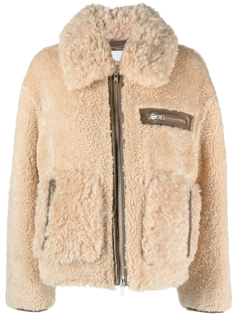 STAND STUDIO JOANN FAUX FUR JACKET Size XS / US 0-2 / IT 36-38 - 1 Thumbnail
