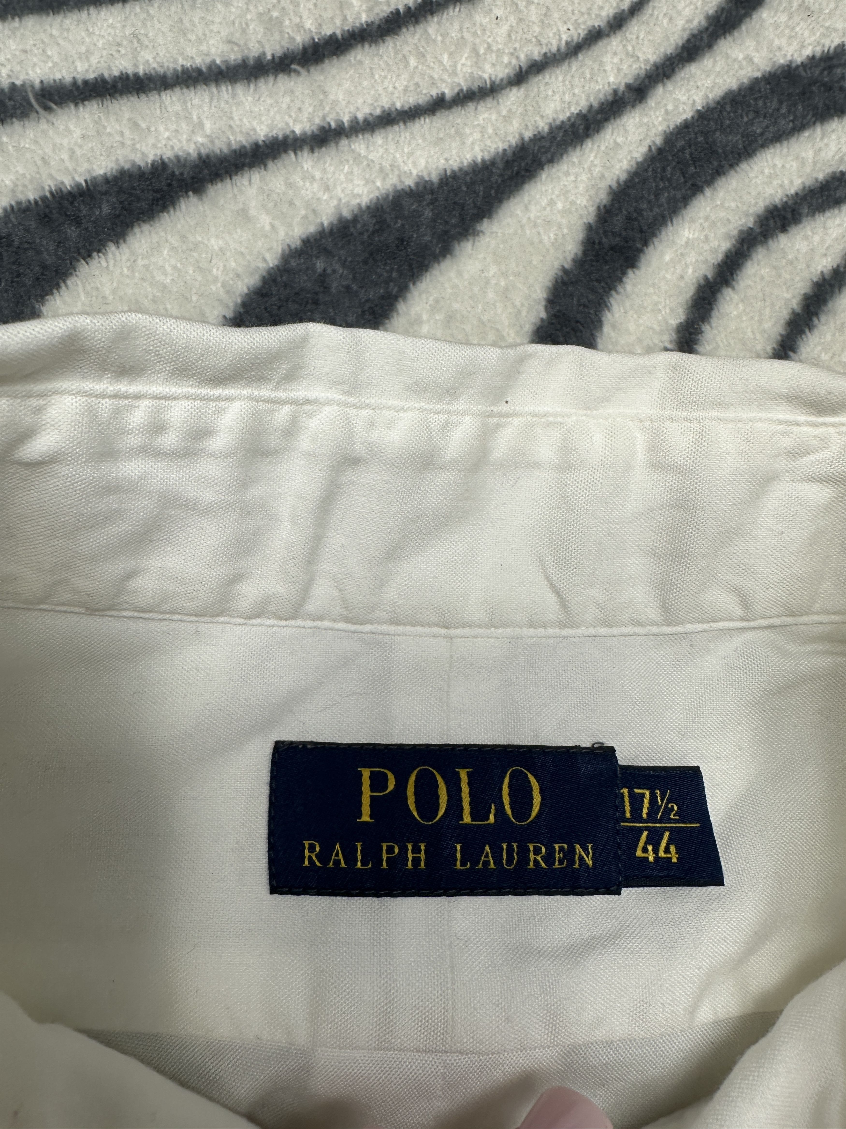 Polo Ralph Lauren Polo Ralph Lauren Mens Long Sleeve White Shirt Size US XL / EU 56 / 4 - 4 Thumbnail