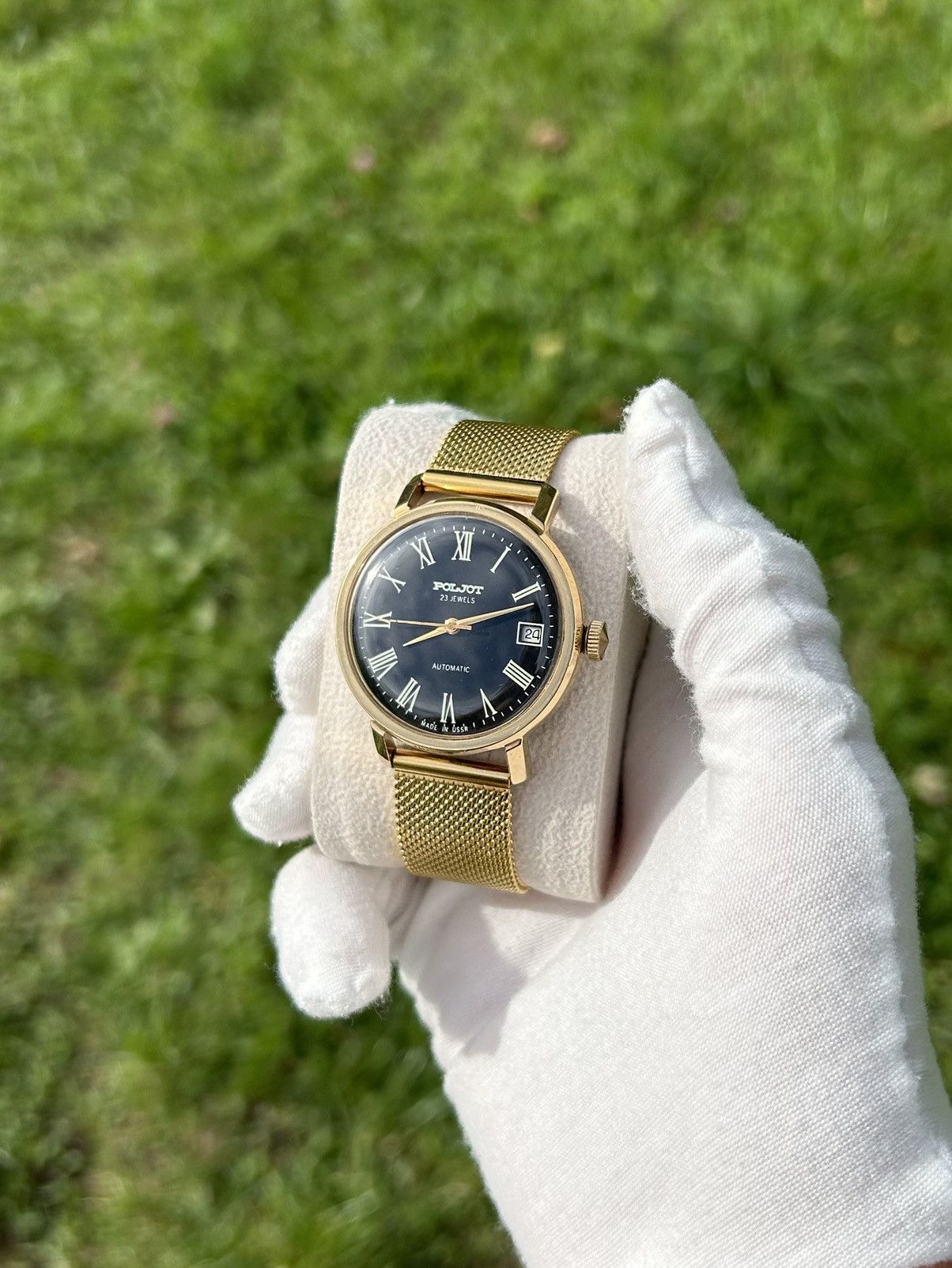 Vintage Vintage Watch Poljot USSR Automatic Automatic 1980s Size ONE SIZE - 3 Thumbnail