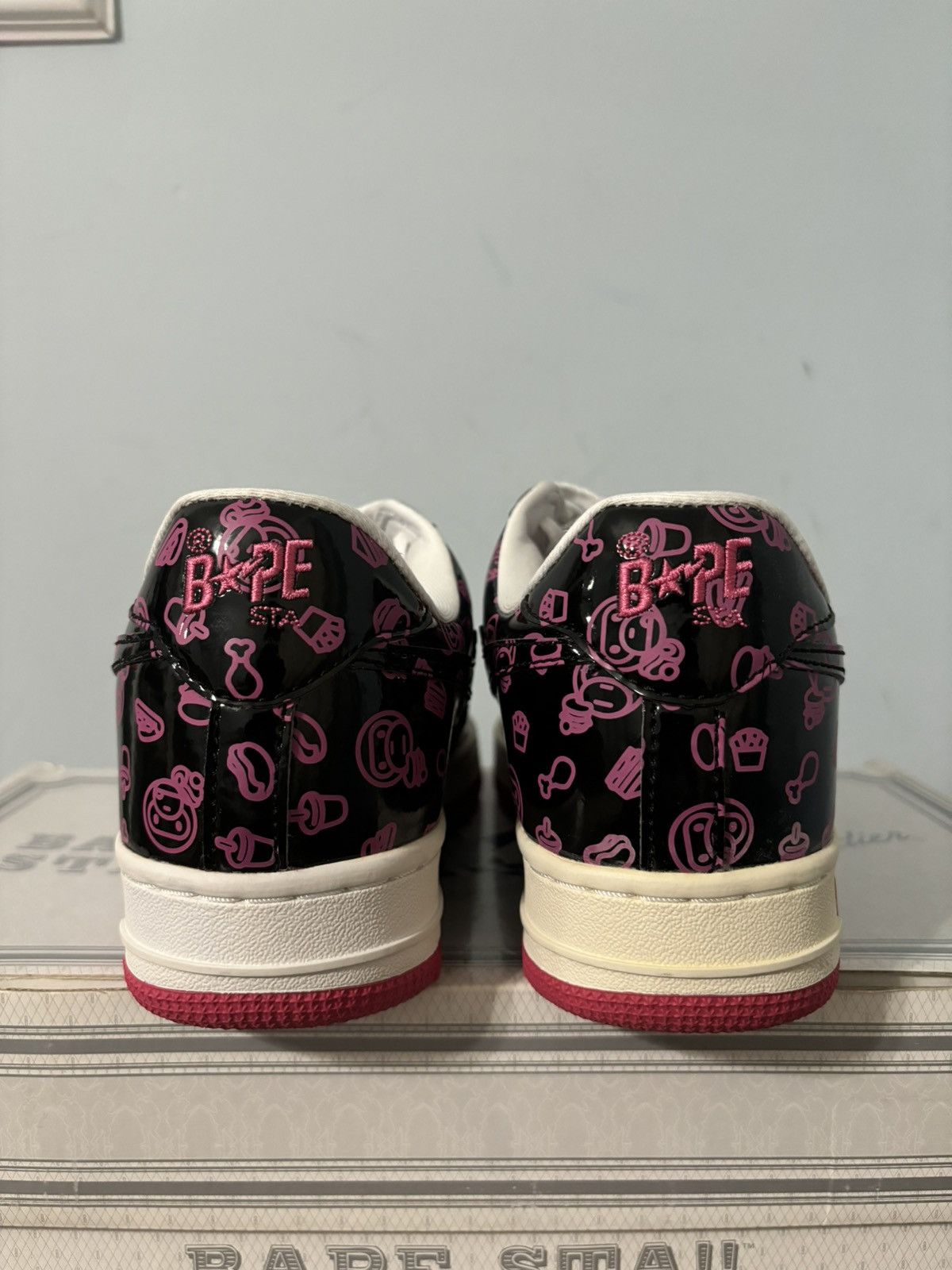 Bape A Bathing Ape Bape Sta Milo Junk Food Pink Size US 7.5 / EU 40-41 - 5 Thumbnail