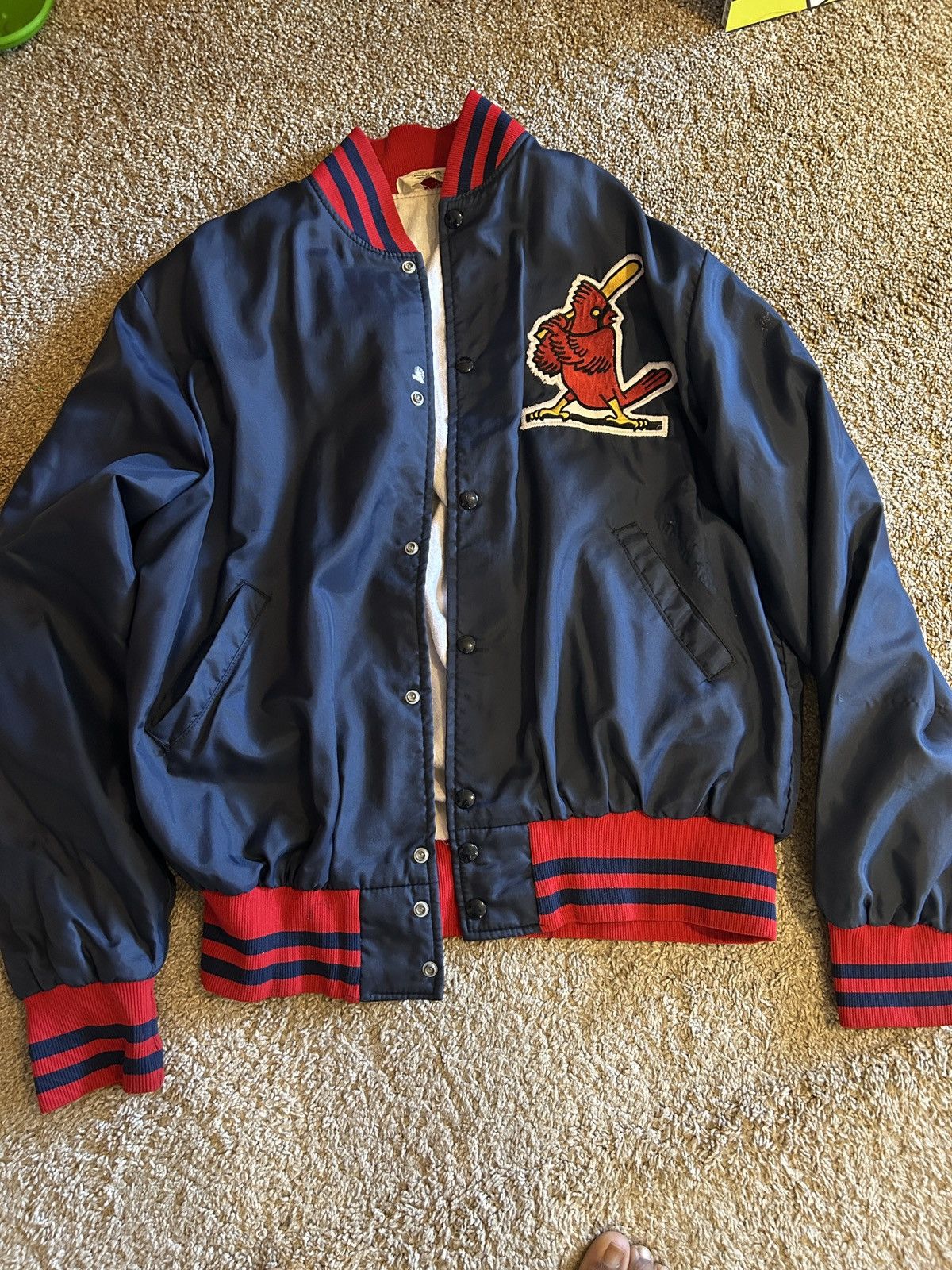 Vintage Vintage Worthing Cardinals Baseball Jacket Size US XL / EU 56 / 4 - 2 Thumbnail