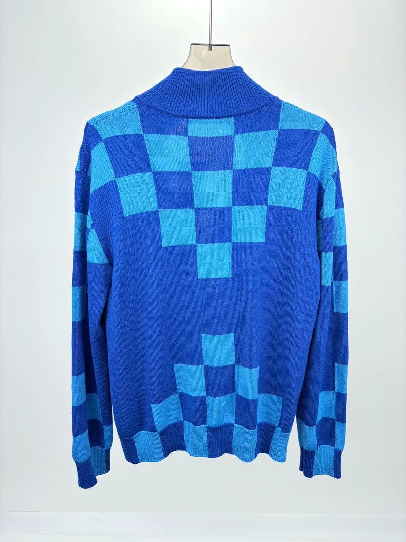 Louis Vuitton Louis Vuitton Checkerboard knit jacket Size US S / EU 44-46 / 1 - 2 Thumbnail