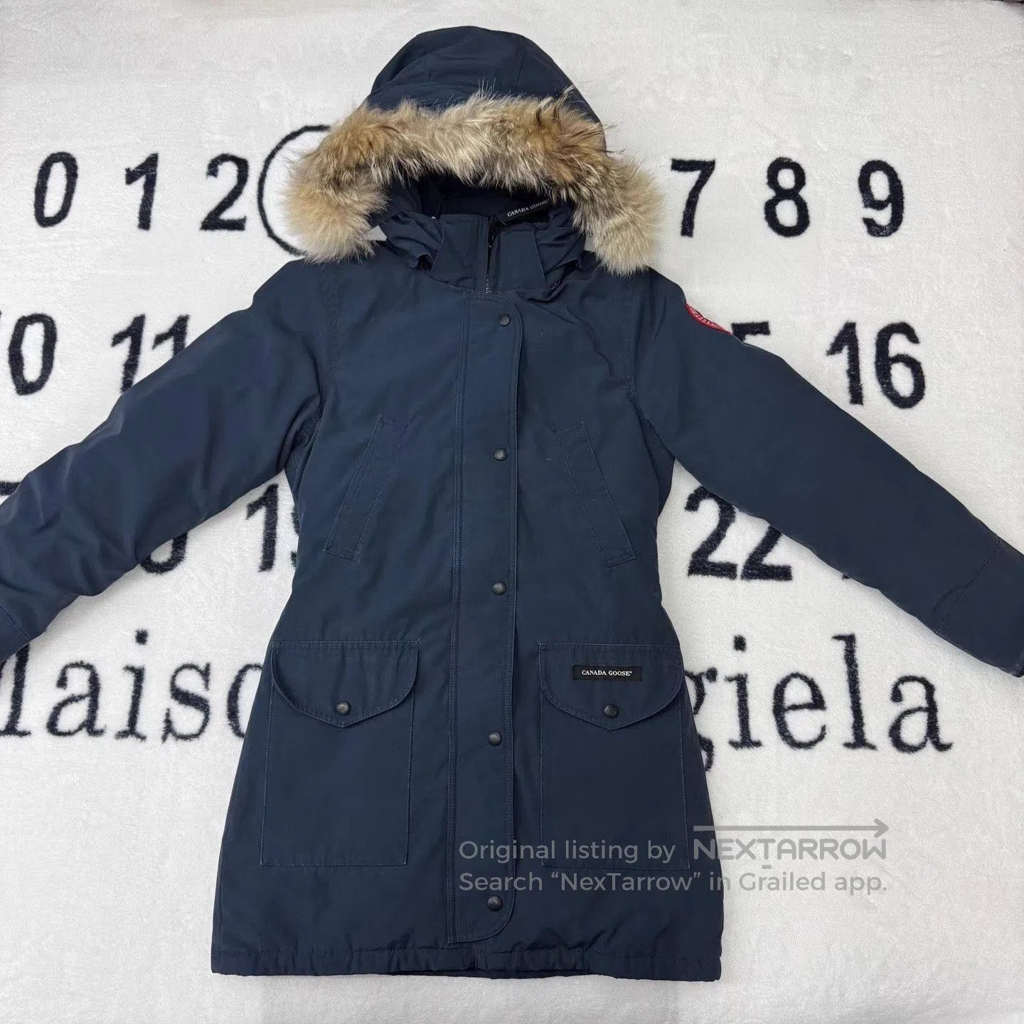 Canada Goose Blue Parka with Fur Trimmed Hood . Size US XS / EU 42 / 0 - 1 Thumbnail