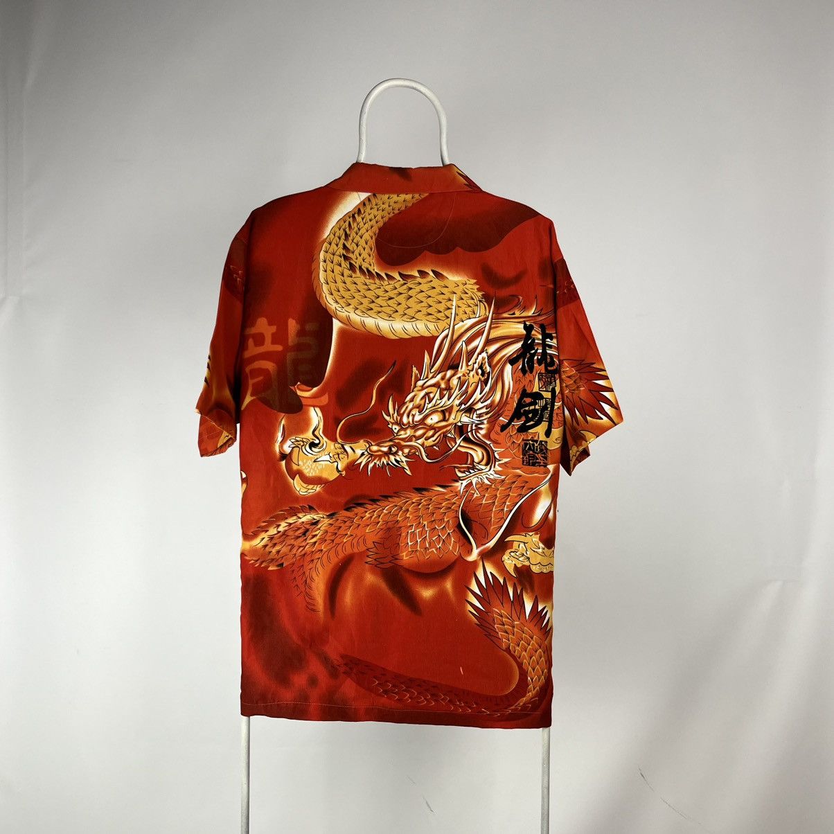 Japanese Brand Hawaiian shirt dragon Japanese size XLarge Size US XL / EU 56 / 4 - 2 Thumbnail