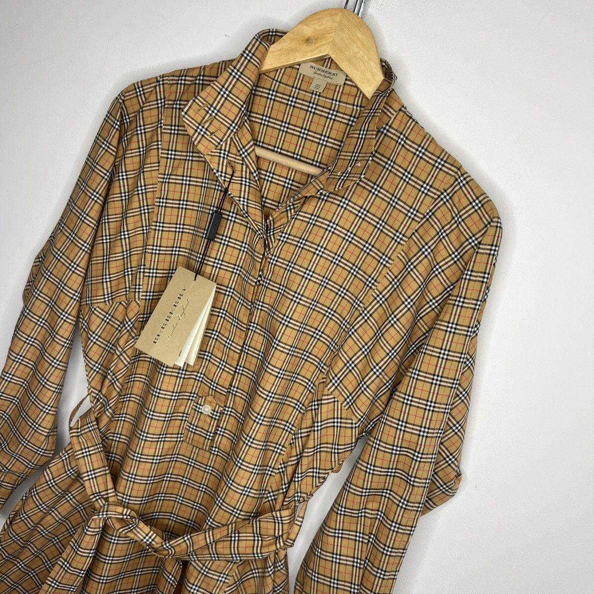 Burberry BURBERRY Nova Check Shirt Dress BRAND NEW Size S / US 4 / IT 40 - 4 Thumbnail