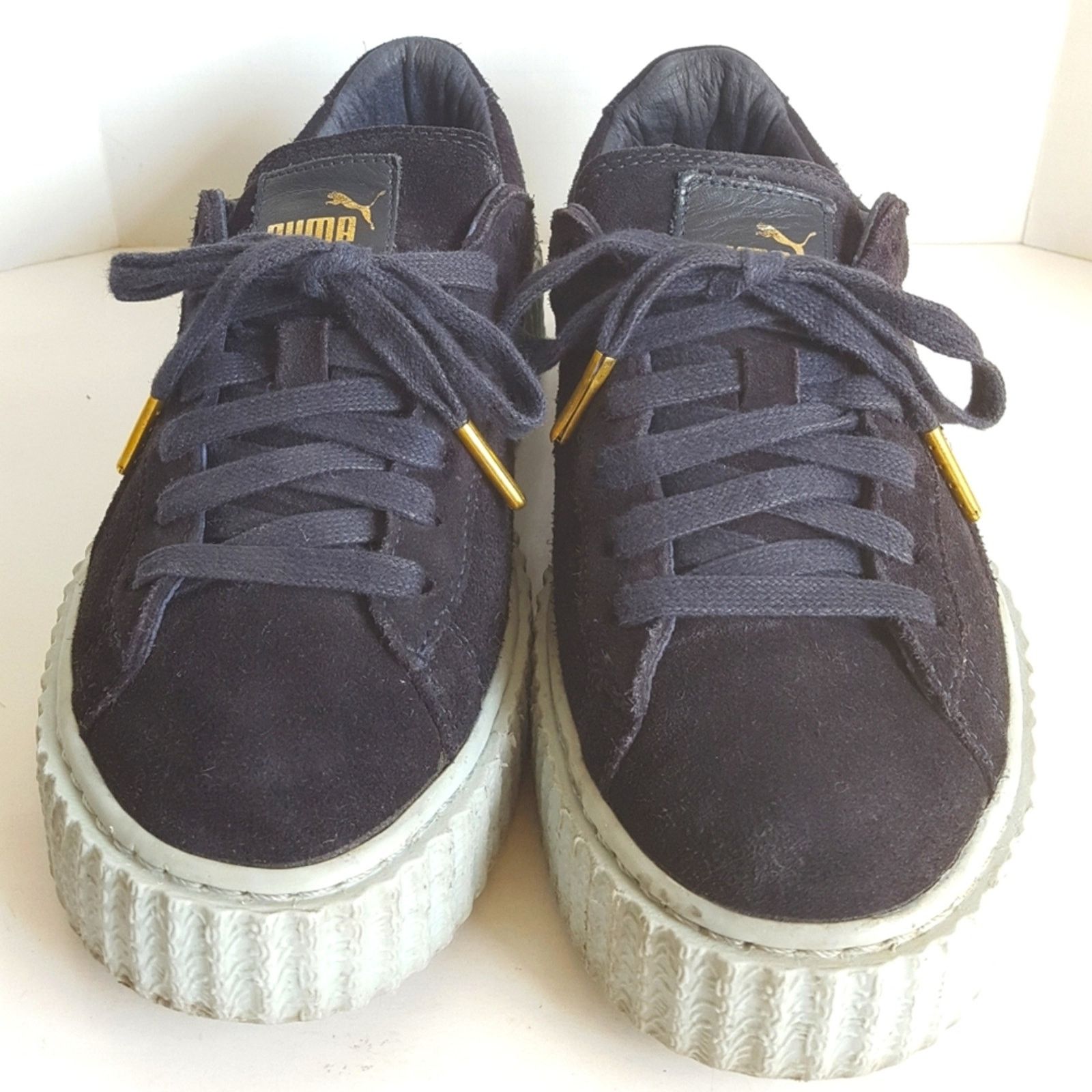 Puma PUMA Suede Creepers x Rihanna Peacoat Cool Blue Sneaker Shoe Size US 7 / IT 37 - 6 Thumbnail