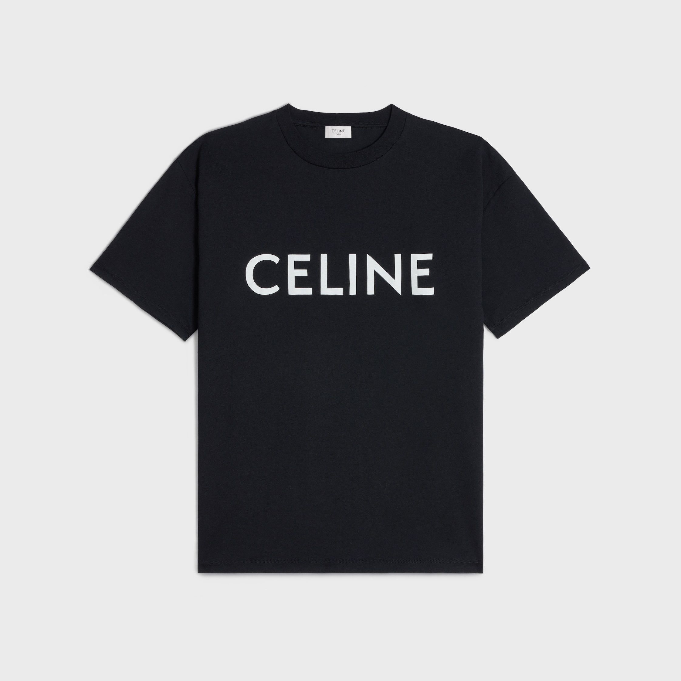 Celine CELINE SPELLOUT BLACK T SHIRT Size US M / EU 48-50 / 2 - 1 Thumbnail