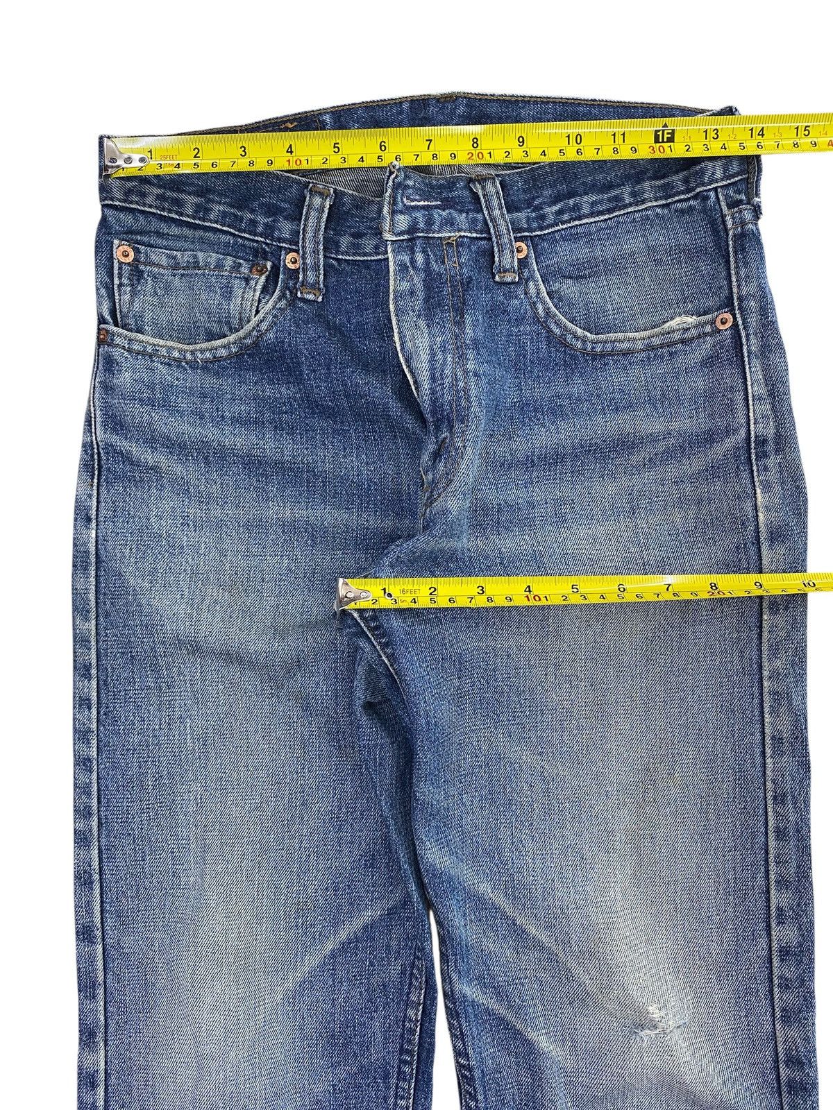 Levi's Levi’s Faded Wash Whiskers Style Straight Cut Jeans Size US 28 / EU 44 - 5 Thumbnail
