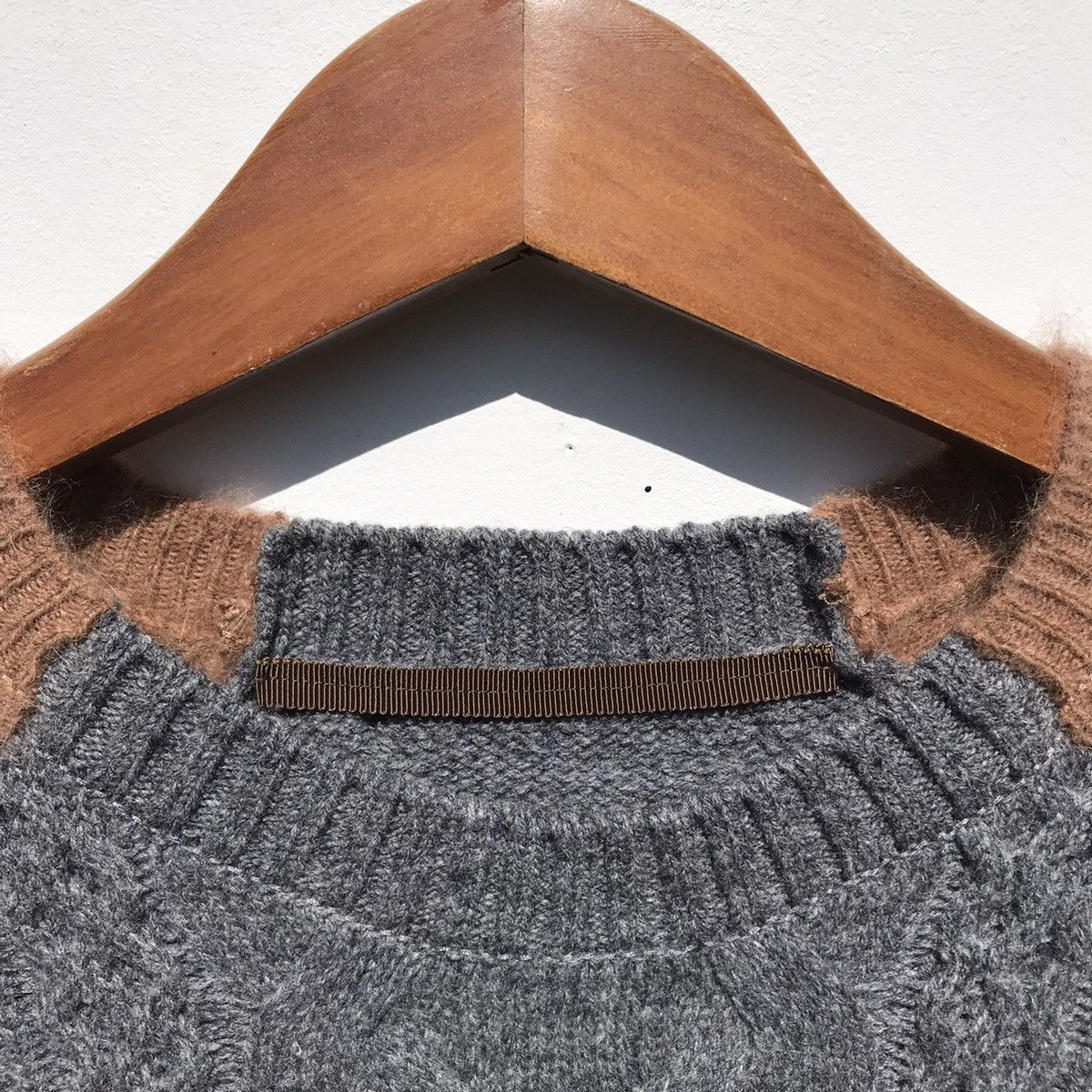 Japanese Brand Sacai 668 Knitwear Wool Angora Nylon Sacai Size US S / EU 44-46 / 1 - 11 Thumbnail